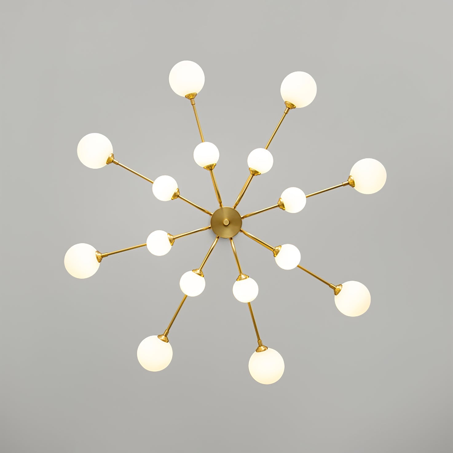 Aurora Chandelier Globe Arm Modern - Letslighting