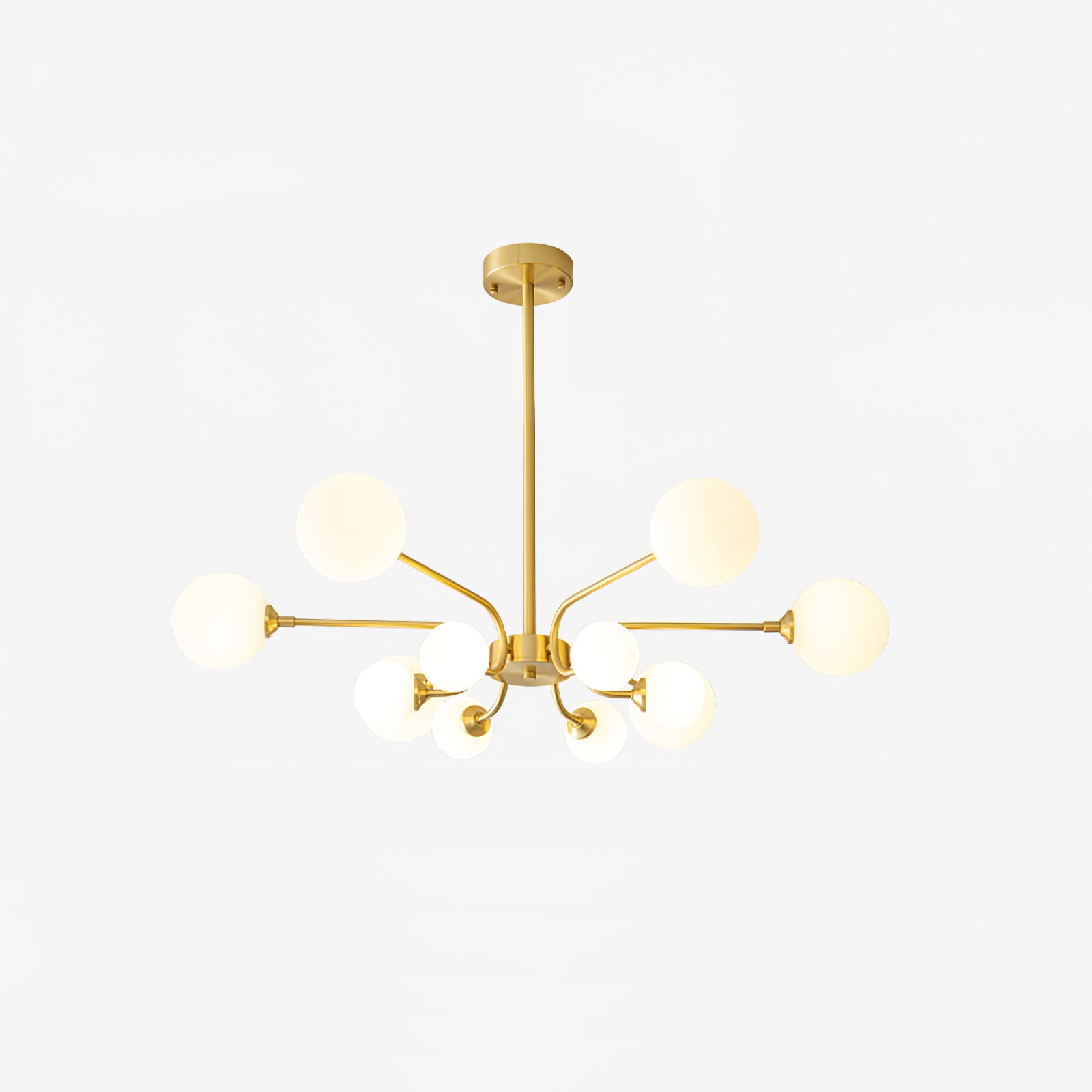 Aurora Chandelier Globe Arm Modern - Letslighting