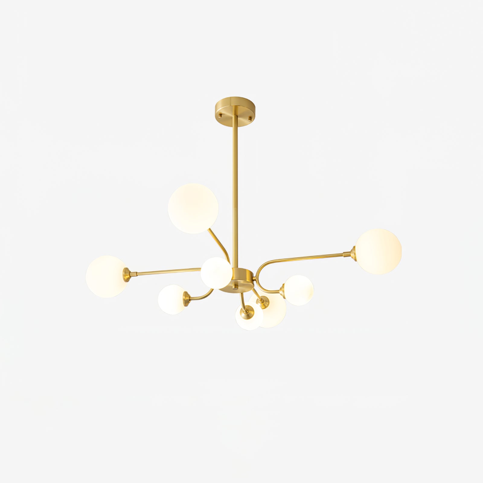 Aurora Chandelier Globe Arm Modern - Letslighting
