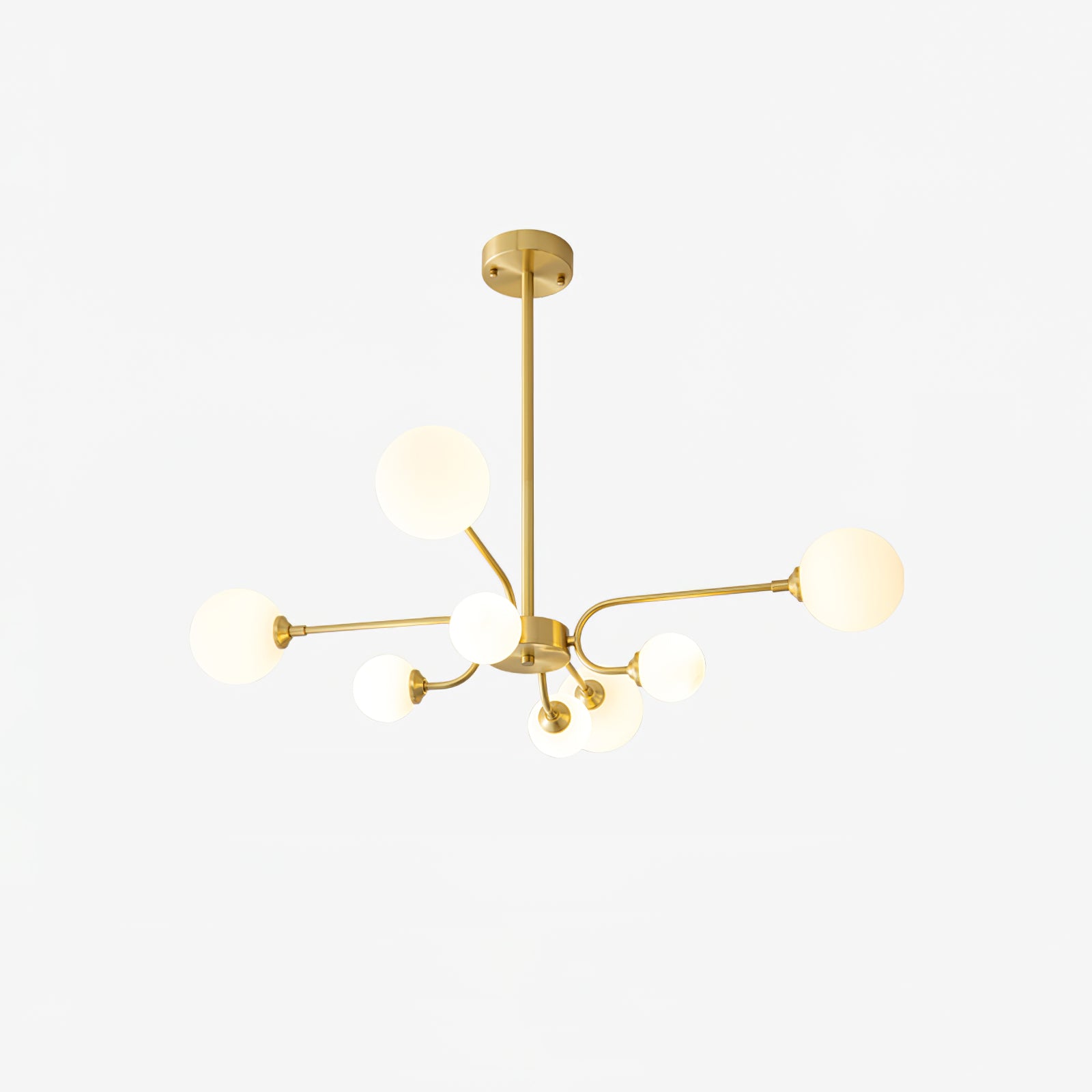 Aurora Chandelier Globe Arm Modern - Letslighting
