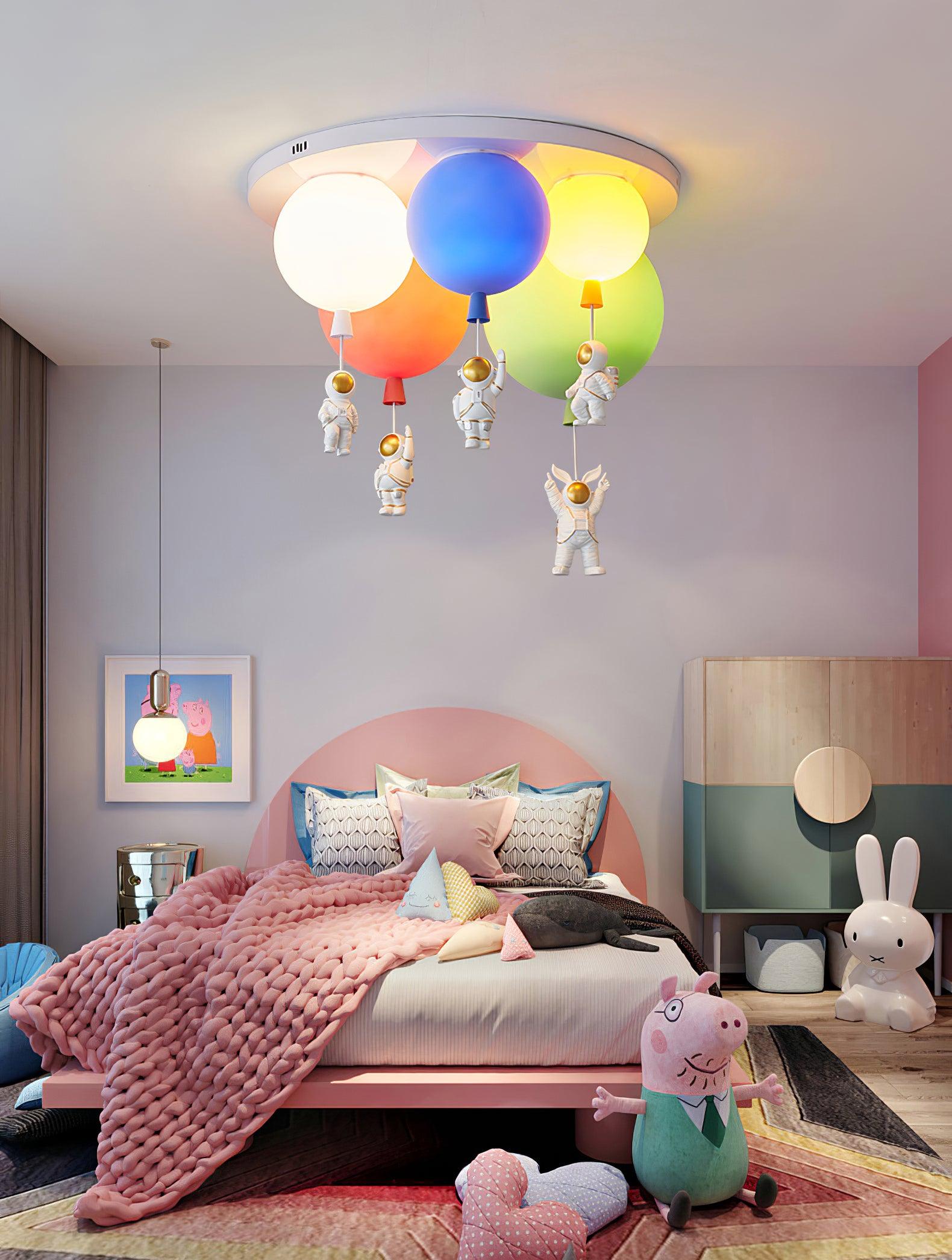 Izorora Frosted Balloon Combination Ceiling Lamp - Letslighting