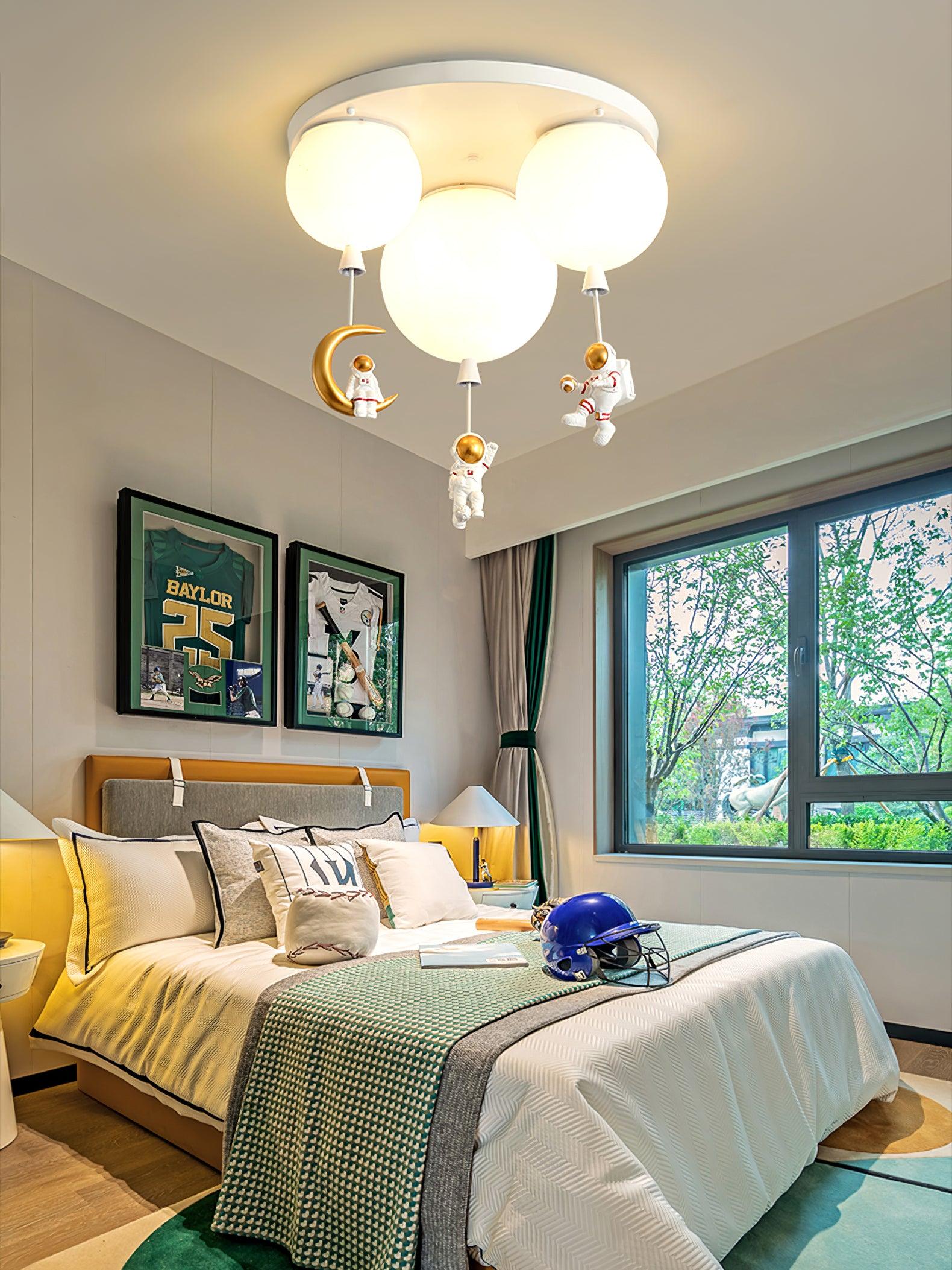 Izorora Frosted Balloon Combination Ceiling Lamp - Letslighting