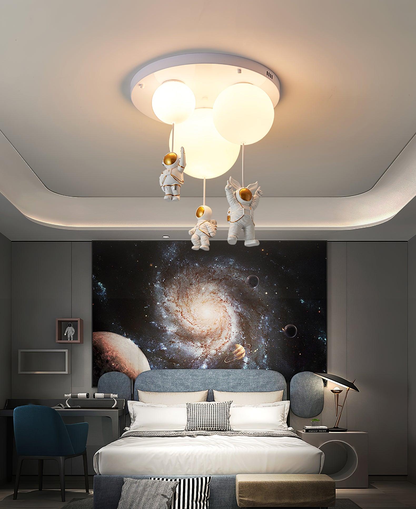 Izorora Frosted Balloon Combination Ceiling Lamp - Letslighting