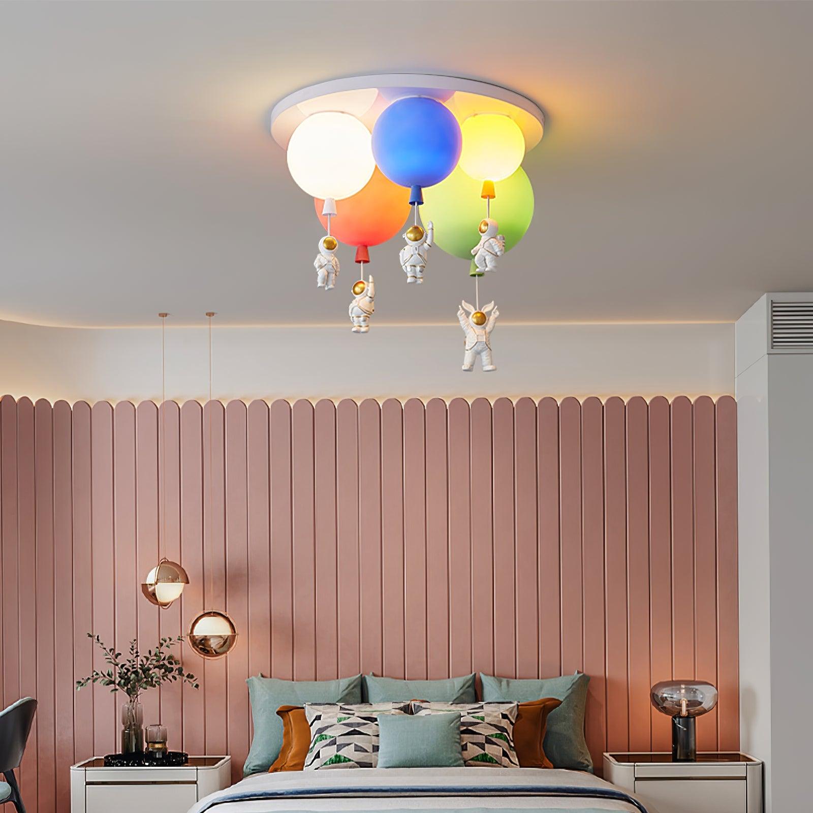 Izorora Frosted Balloon Combination Ceiling Lamp - Letslighting