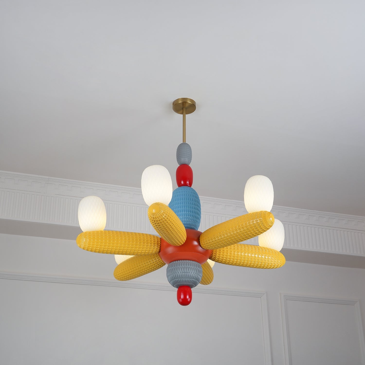 Balloons Chandelier Porcelain Modules Frosted Orbs - Letslighting