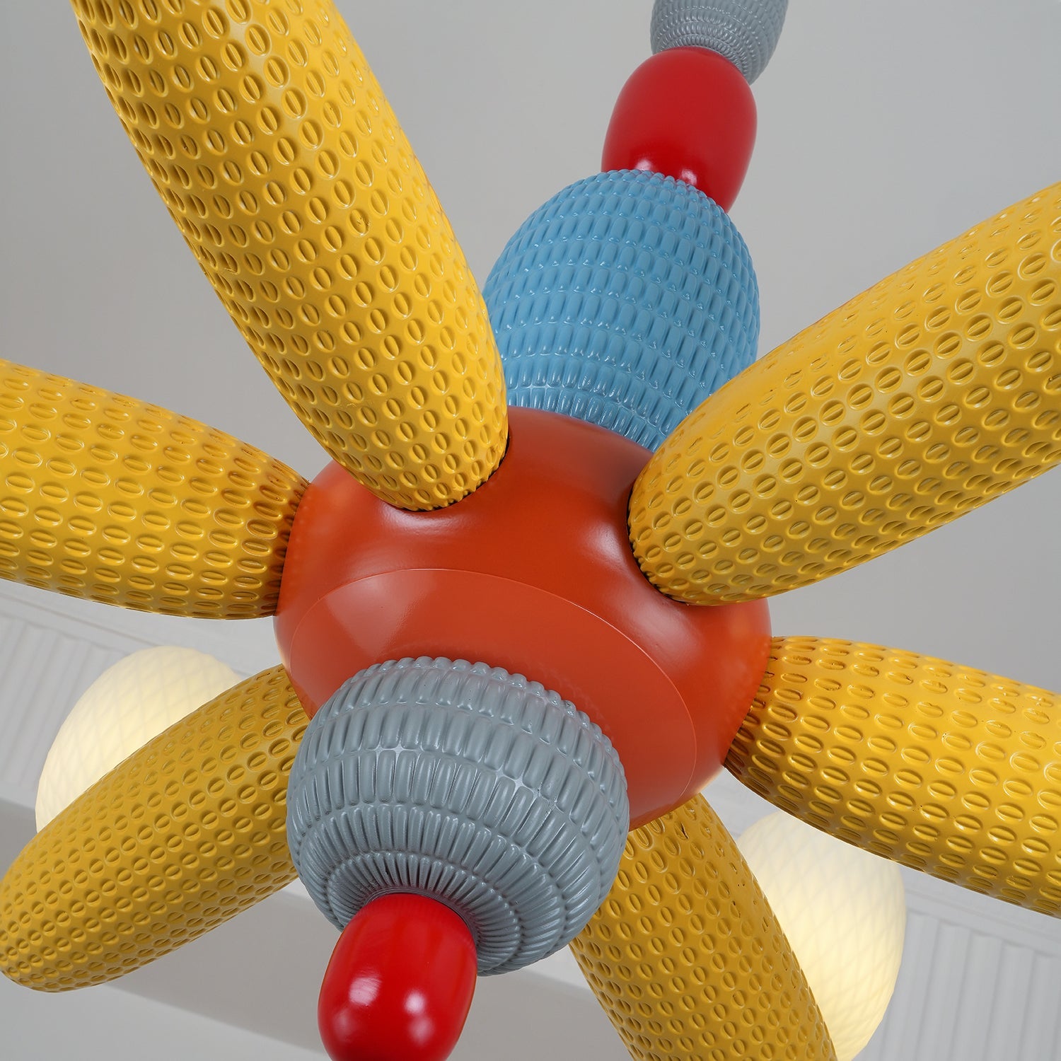 Balloons Chandelier Porcelain Modules Frosted Orbs - Letslighting