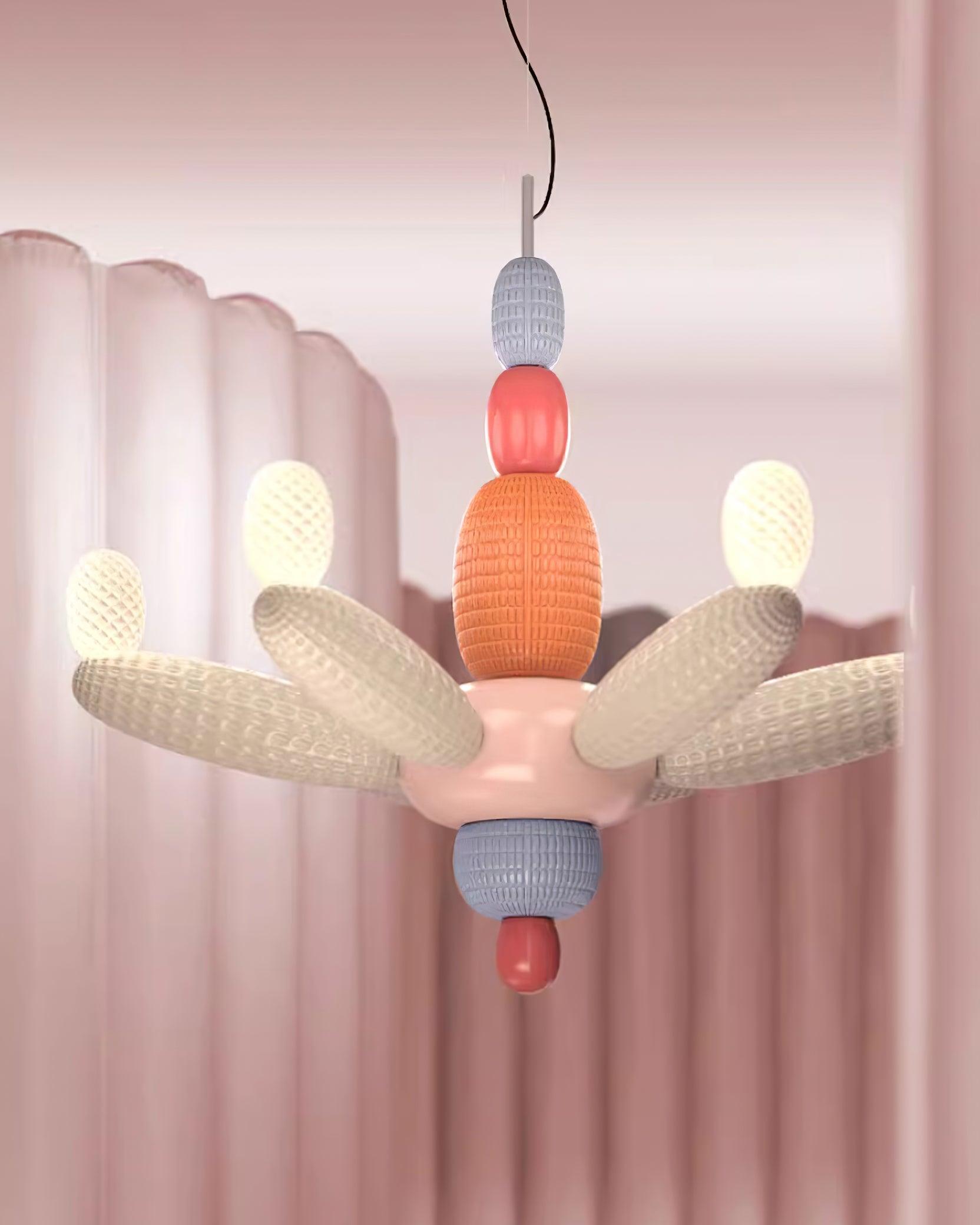 Balloons Chandelier Porcelain Modules Frosted Orbs - Letslighting
