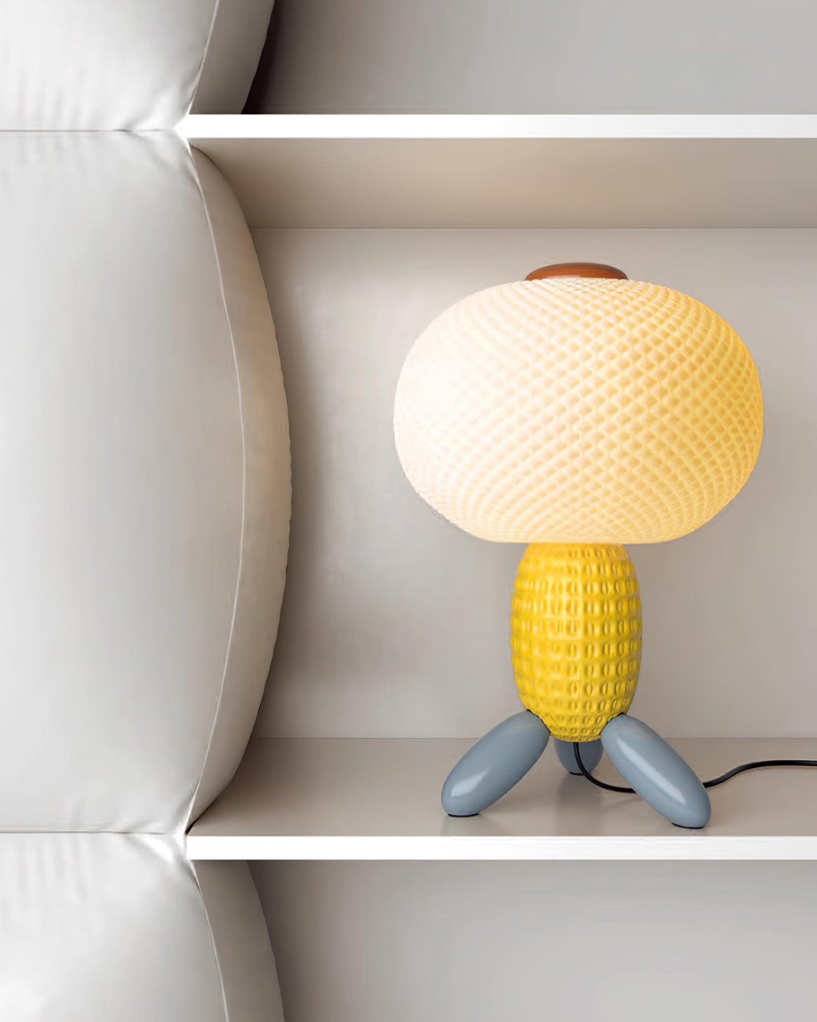 Abigail Modern Glass Table Lamp - Blowlighting