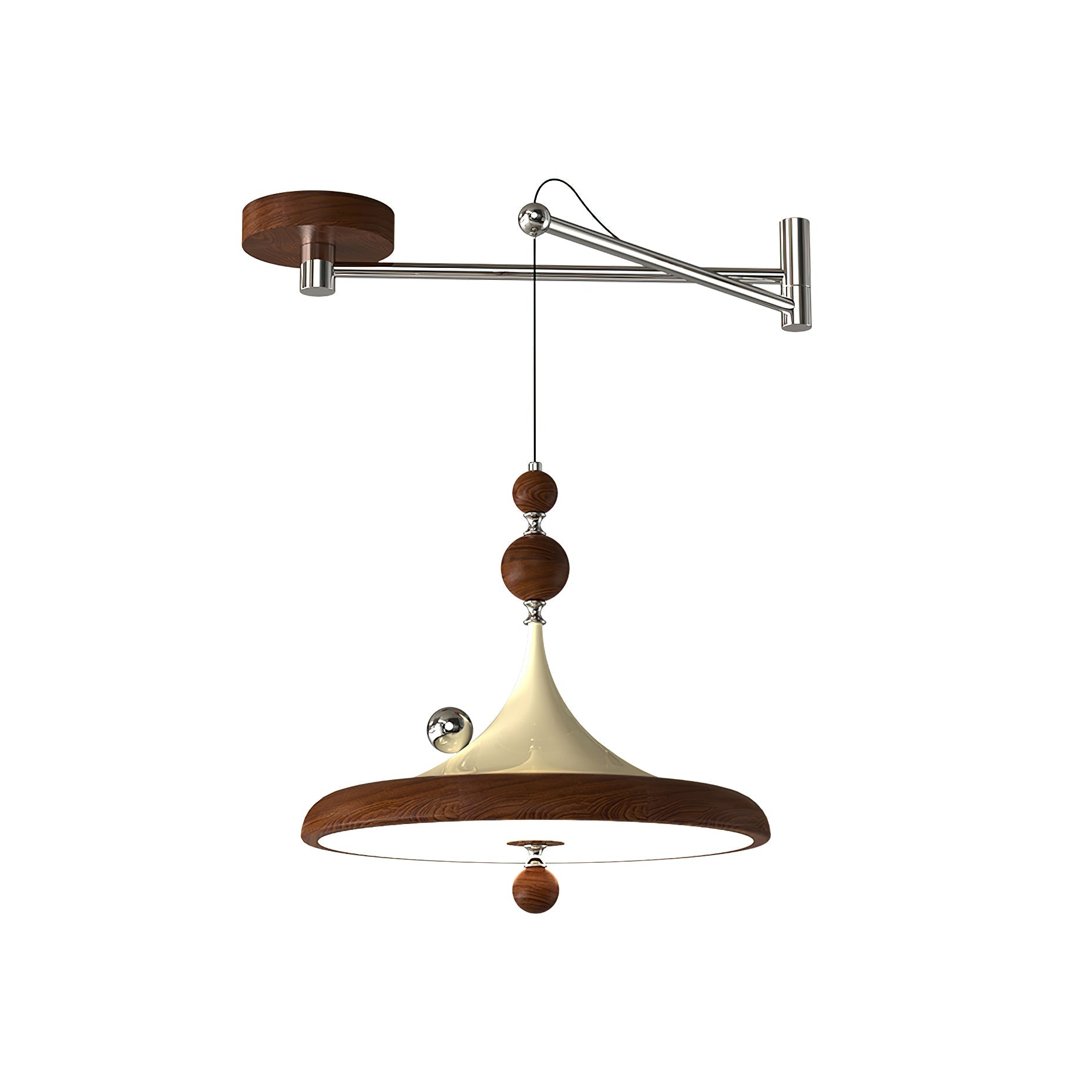 Ballora Poised Swing-Arm Pendant Lamp - Letslighting