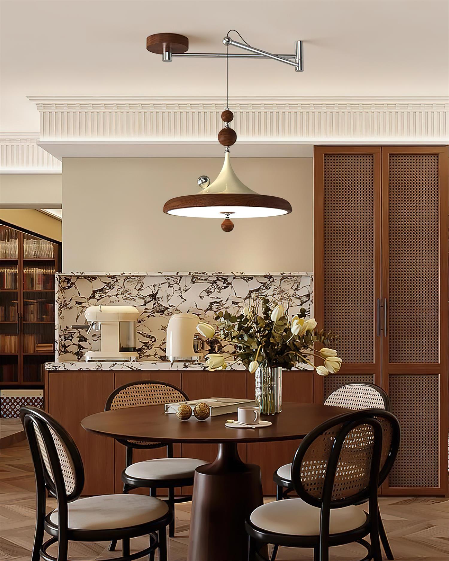 Ballora Poised Swing-Arm Pendant Lamp - Letslighting