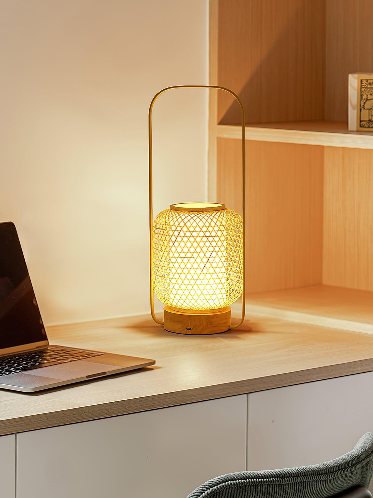 Orbituse Wooden Retro Table Lamp - Letslighting