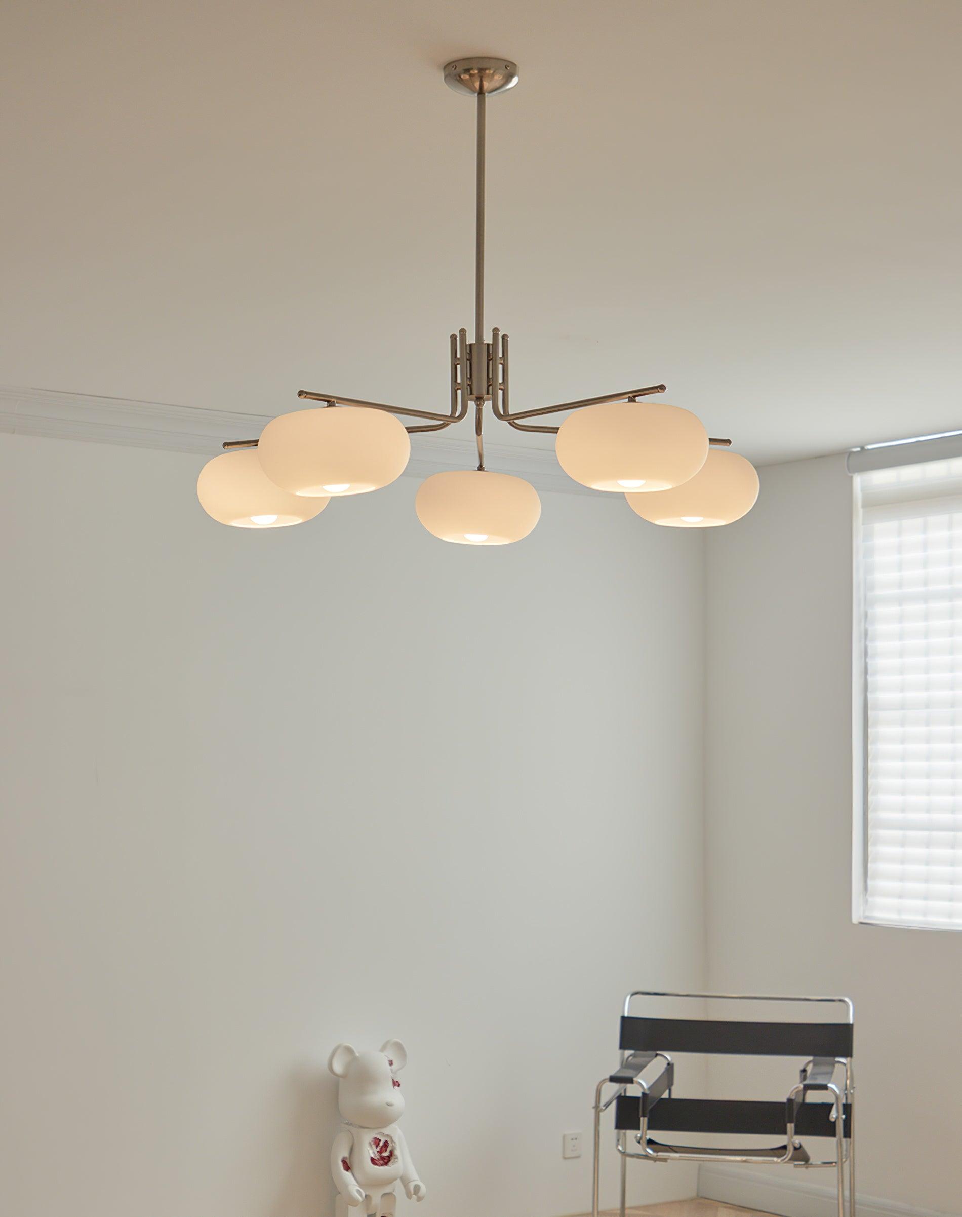 Lustra Chandelier Industrial 5-Light Modern - Letslighting