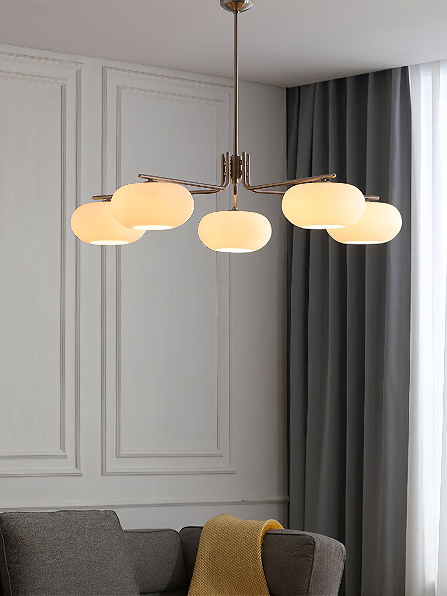 Lustra Chandelier Industrial 5-Light Modern - Letslighting