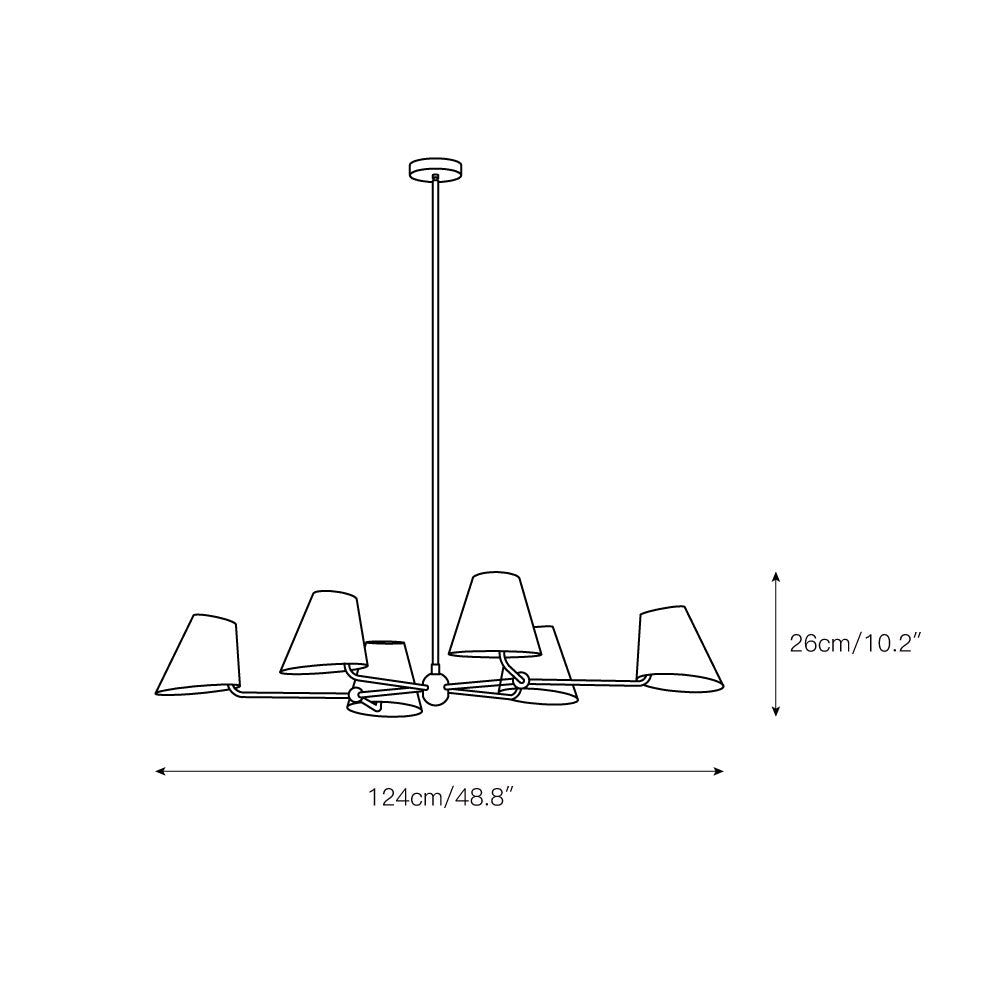 Vemarora Vintage Industrial Linear Chandelier - Letslighting