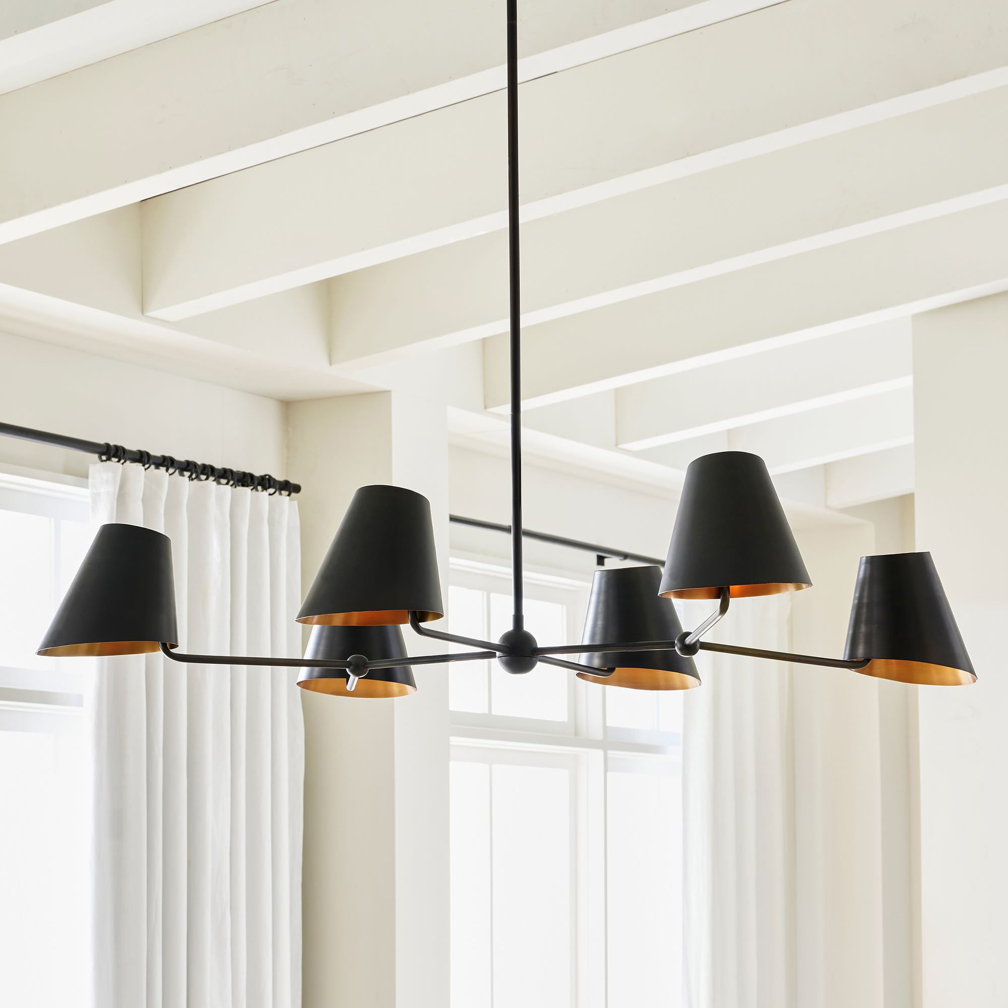 Vemarora Vintage Industrial Linear Chandelier - Letslighting