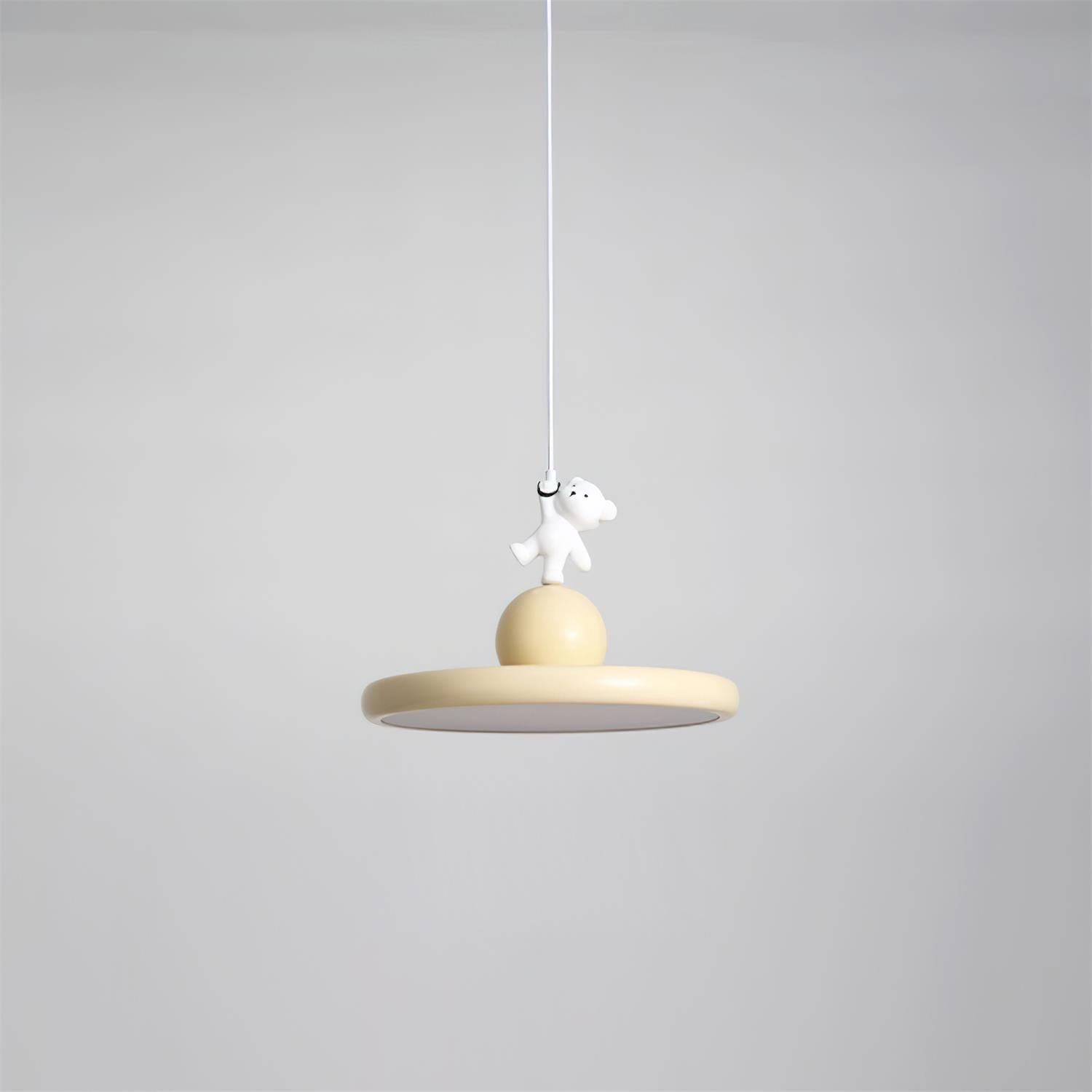 Bear Pendant Lamp Playful Cozy Whimsical - Letslighting