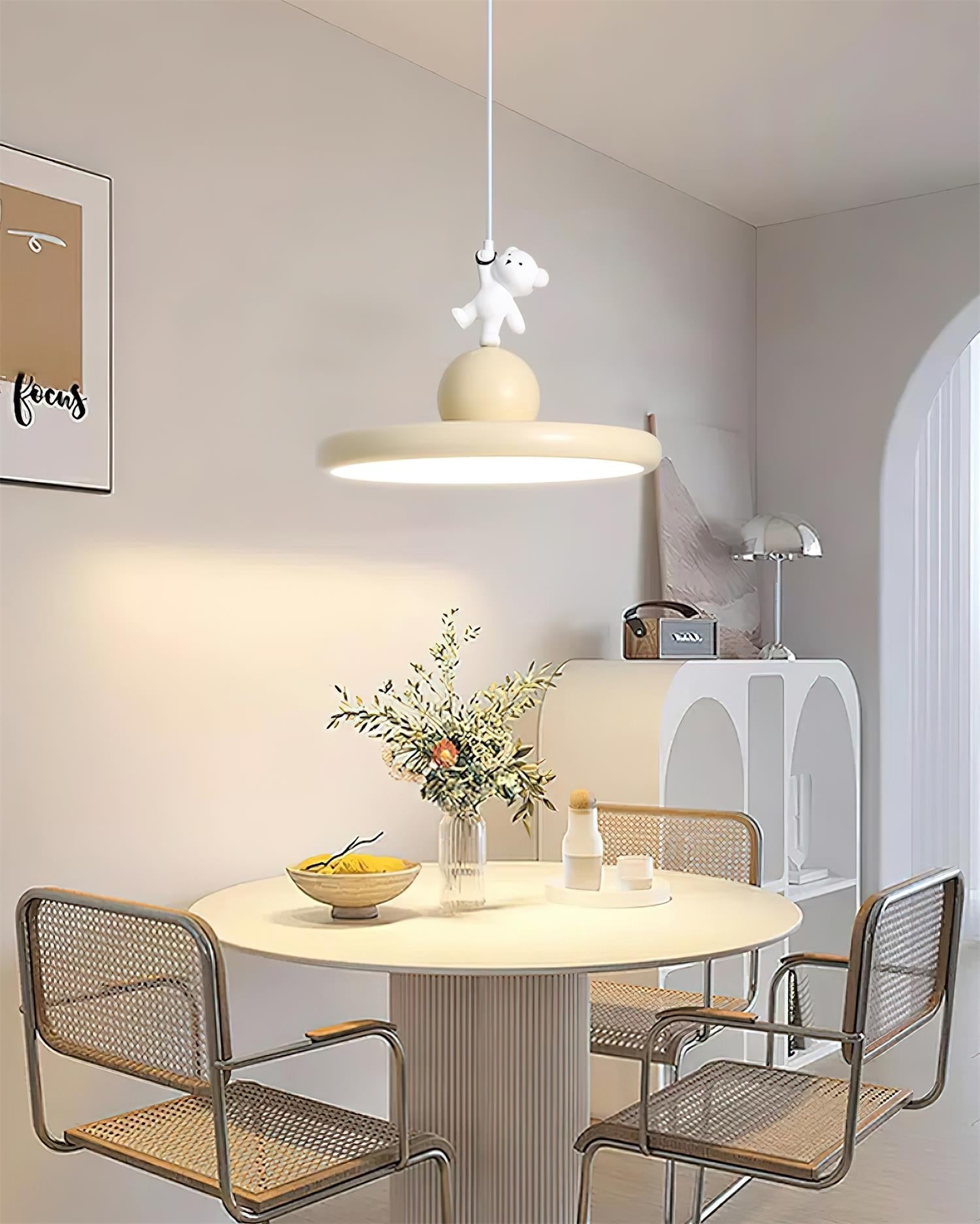 Bear Pendant Lamp Playful Cozy Whimsical - Letslighting
