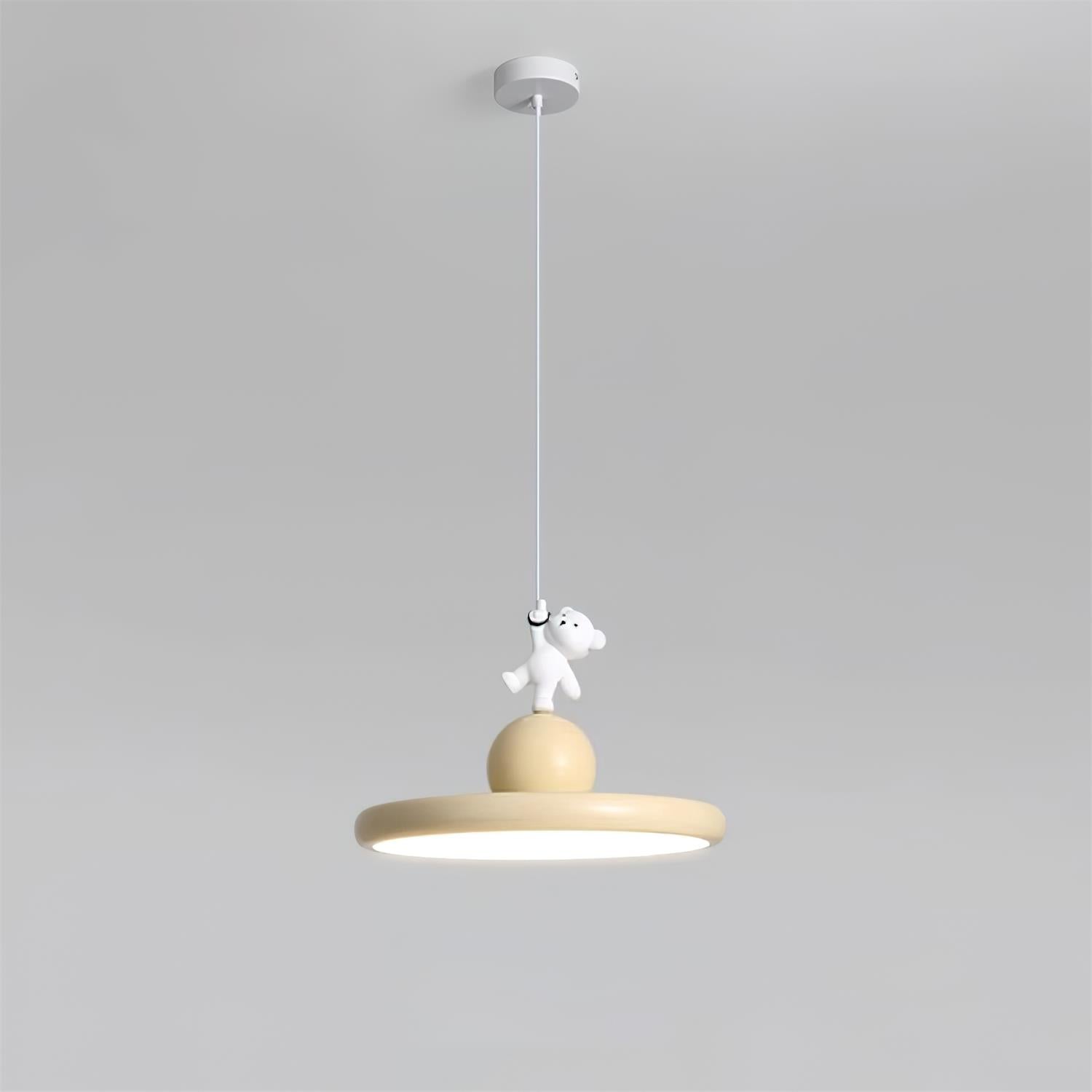 Bear Pendant Lamp Playful Cozy Whimsical - Letslighting