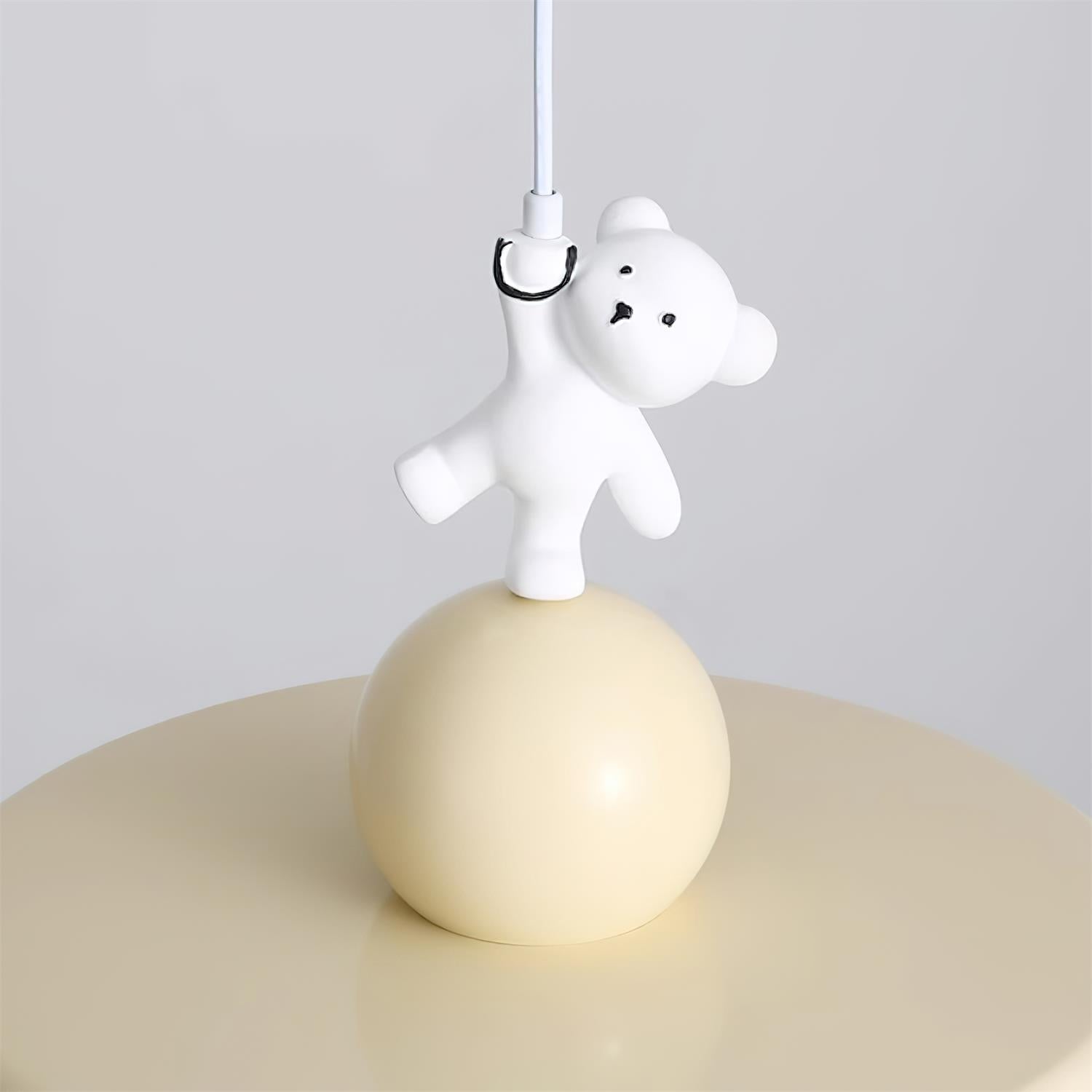 Bear Pendant Lamp Playful Cozy Whimsical - Letslighting