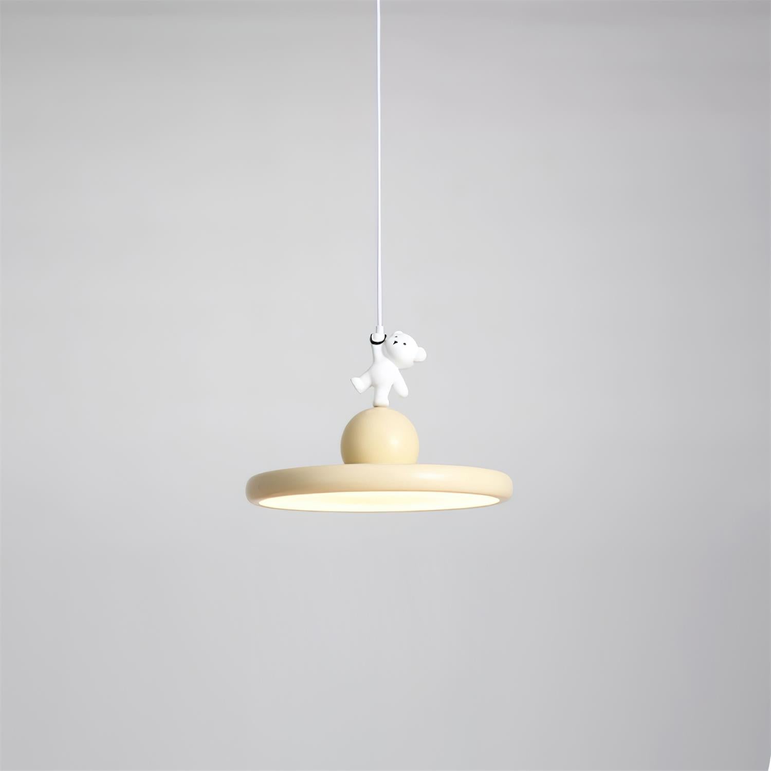 Bear Pendant Lamp Playful Cozy Whimsical - Letslighting