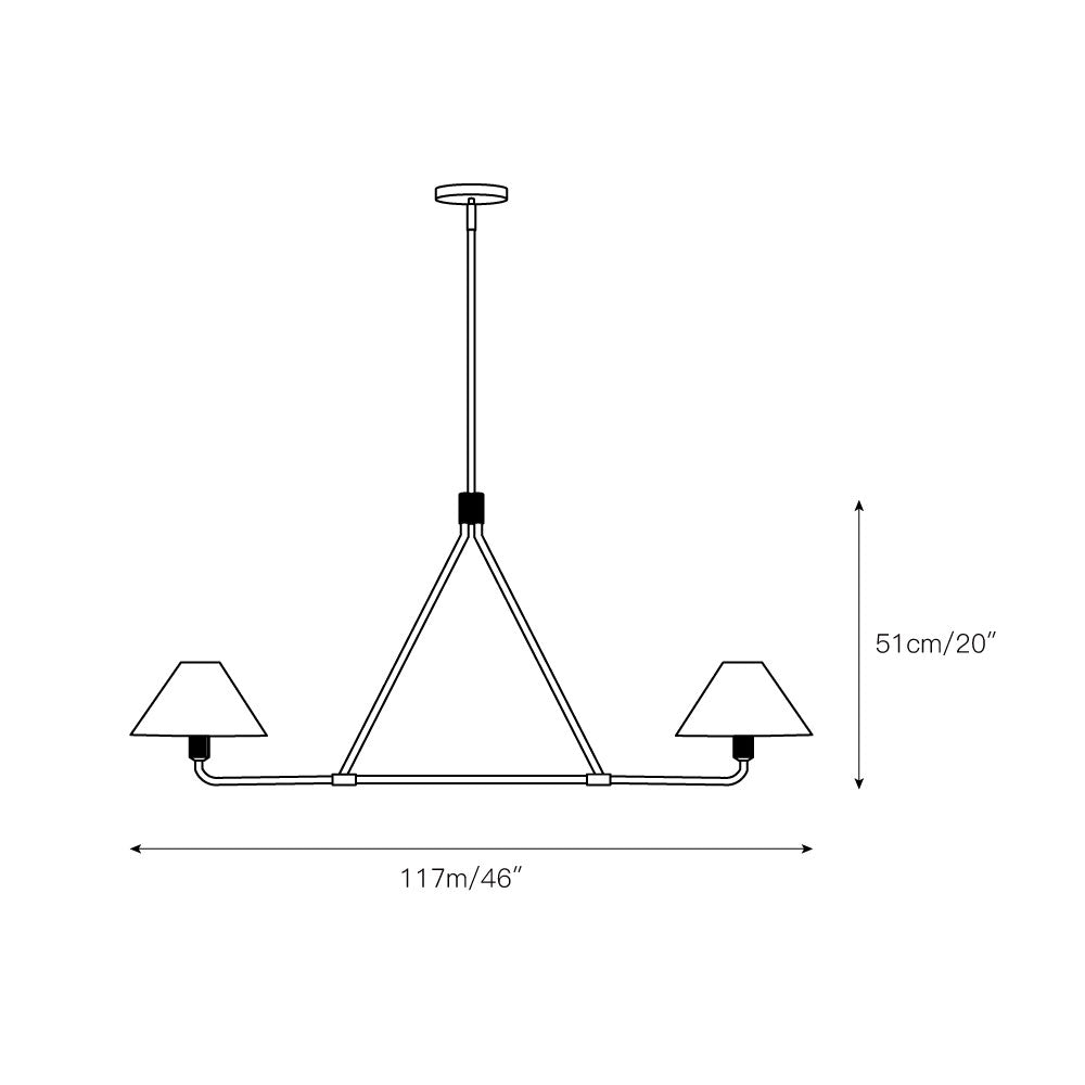 Ornuvyh Vintage Industrial Fabric Chandelier - Letslighting