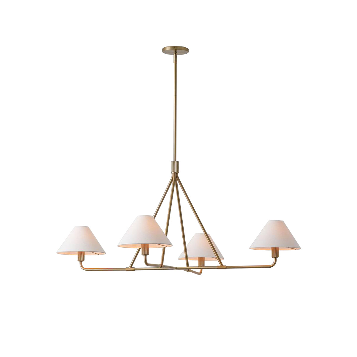 Ornuvyh Vintage Industrial Fabric Chandelier - Letslighting