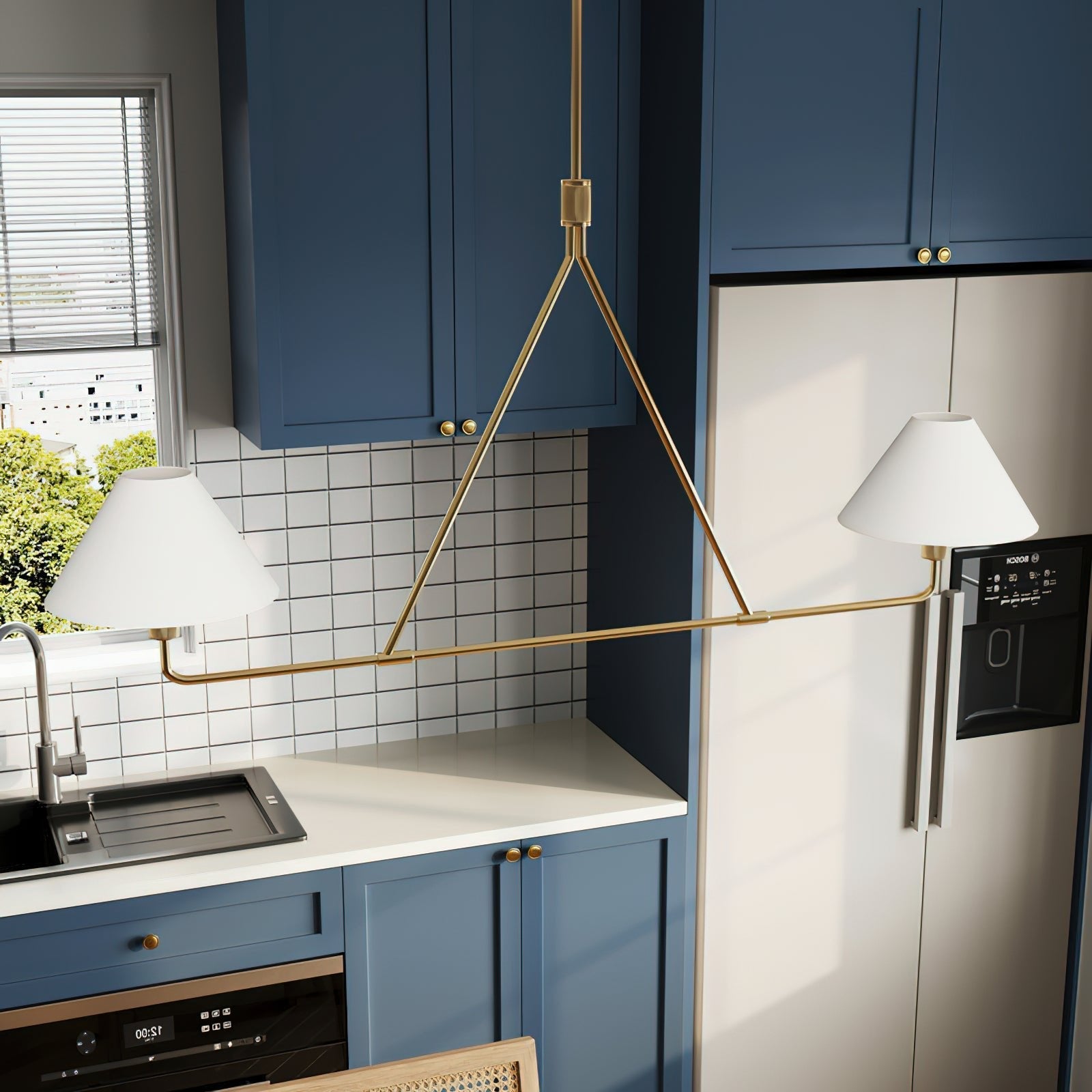 Aurora Chandelier Cone Shade Minimalist - Letslighting