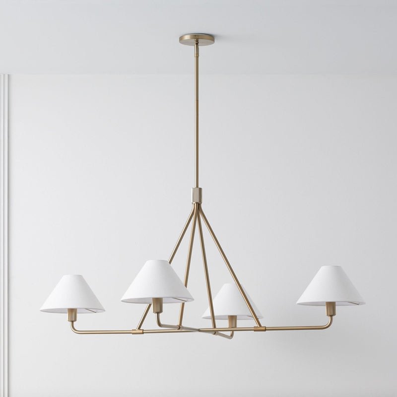 Aurora Chandelier Cone Shade Minimalist - Letslighting