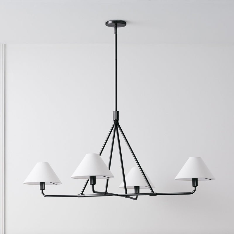 Aurora Chandelier Cone Shade Minimalist - Letslighting