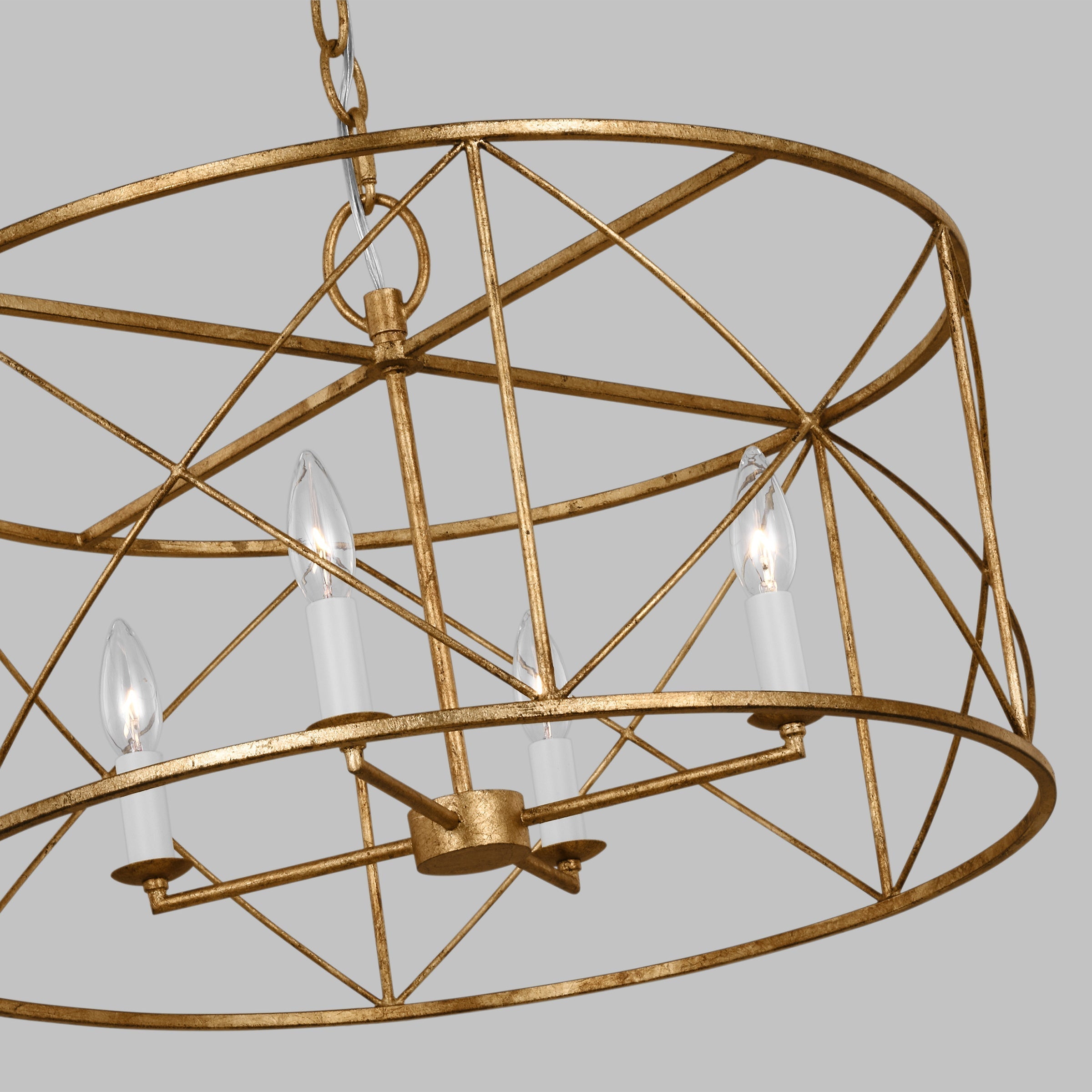 Waegnuvyu Modern Minimalist Vintage Industrial Lantern Chandelier - Letslighting