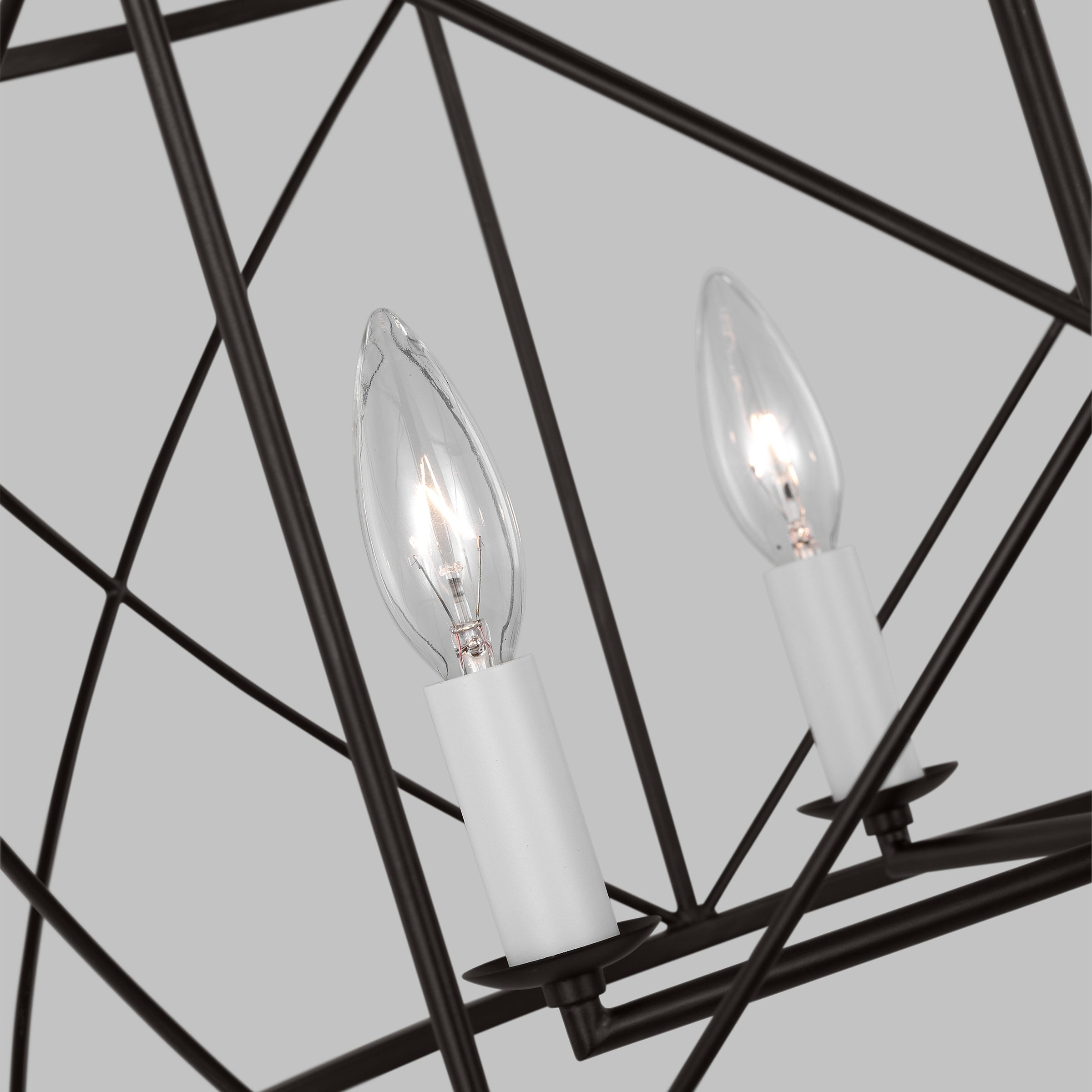 Waegnuvyu Modern Minimalist Vintage Industrial Lantern Chandelier - Letslighting