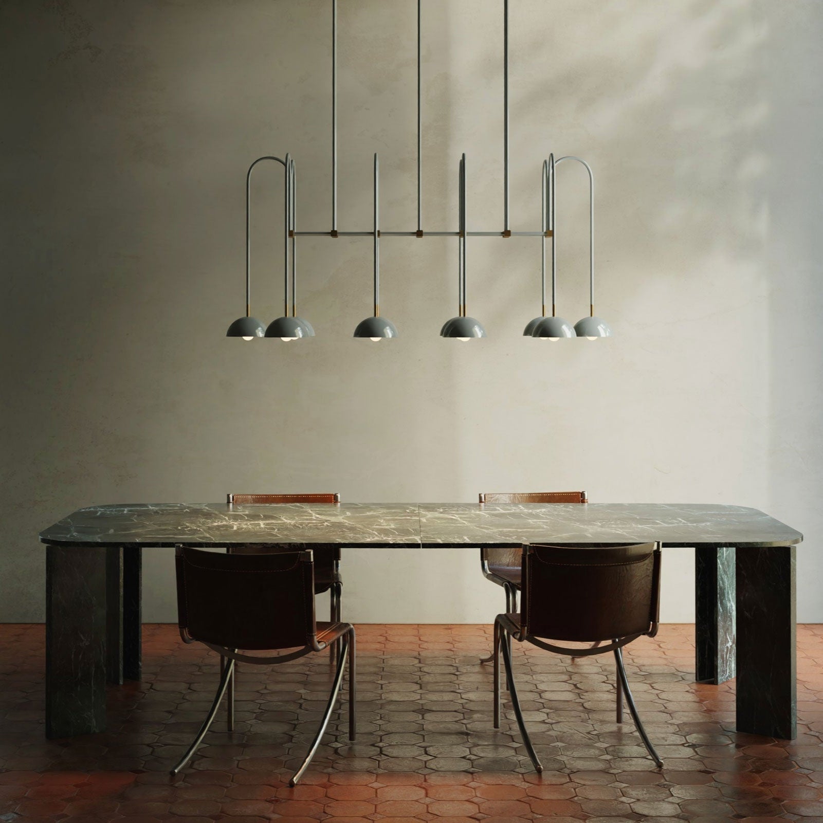 Blikuvyh Vintage Industrial Atelier Brass Chandelier - Letslighting