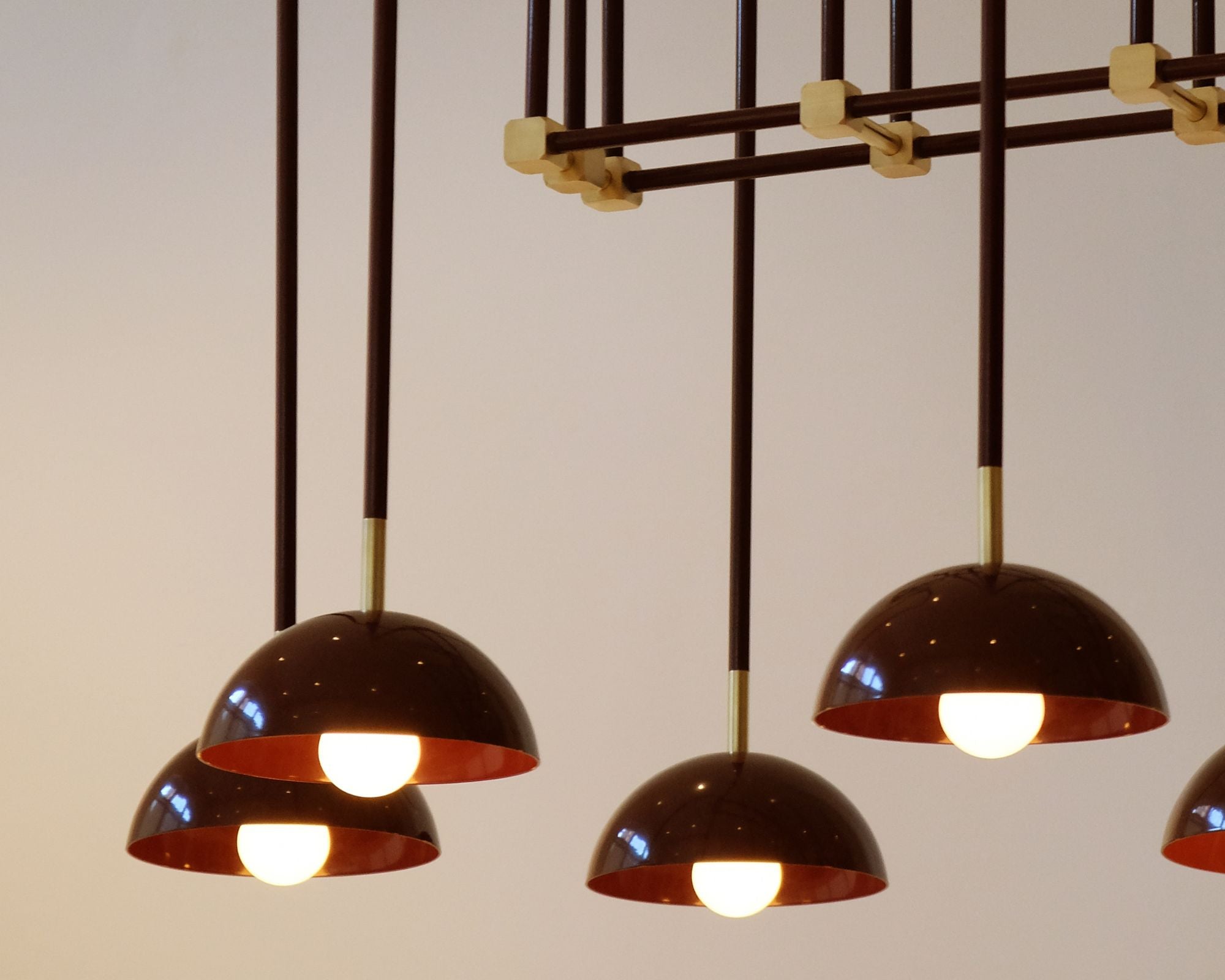 Blikuvyh Vintage Industrial Atelier Brass Chandelier - Letslighting