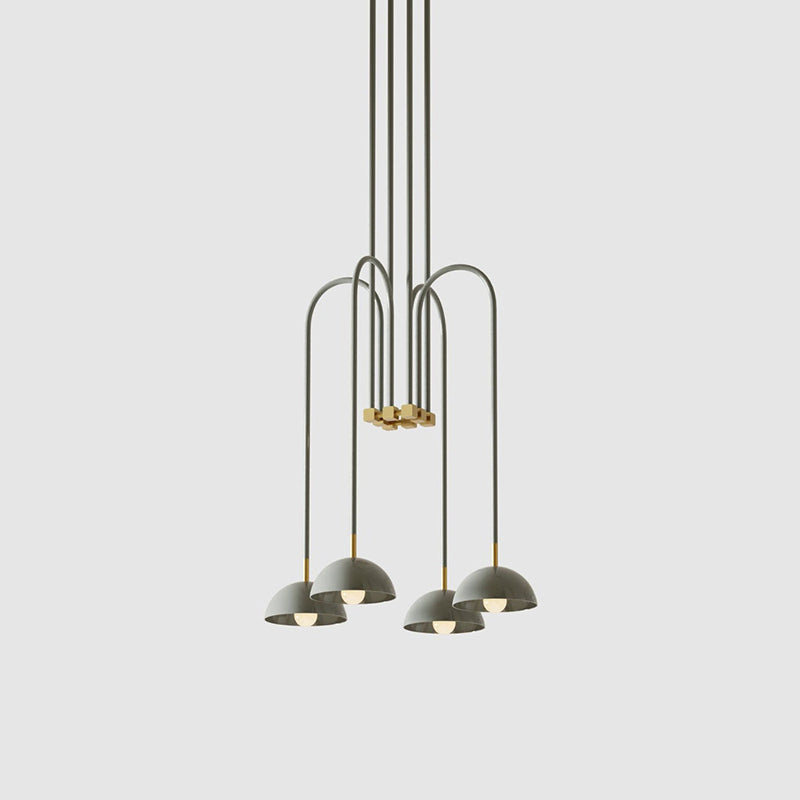 Blikuvyh Vintage Industrial Atelier Brass Chandelier - Letslighting