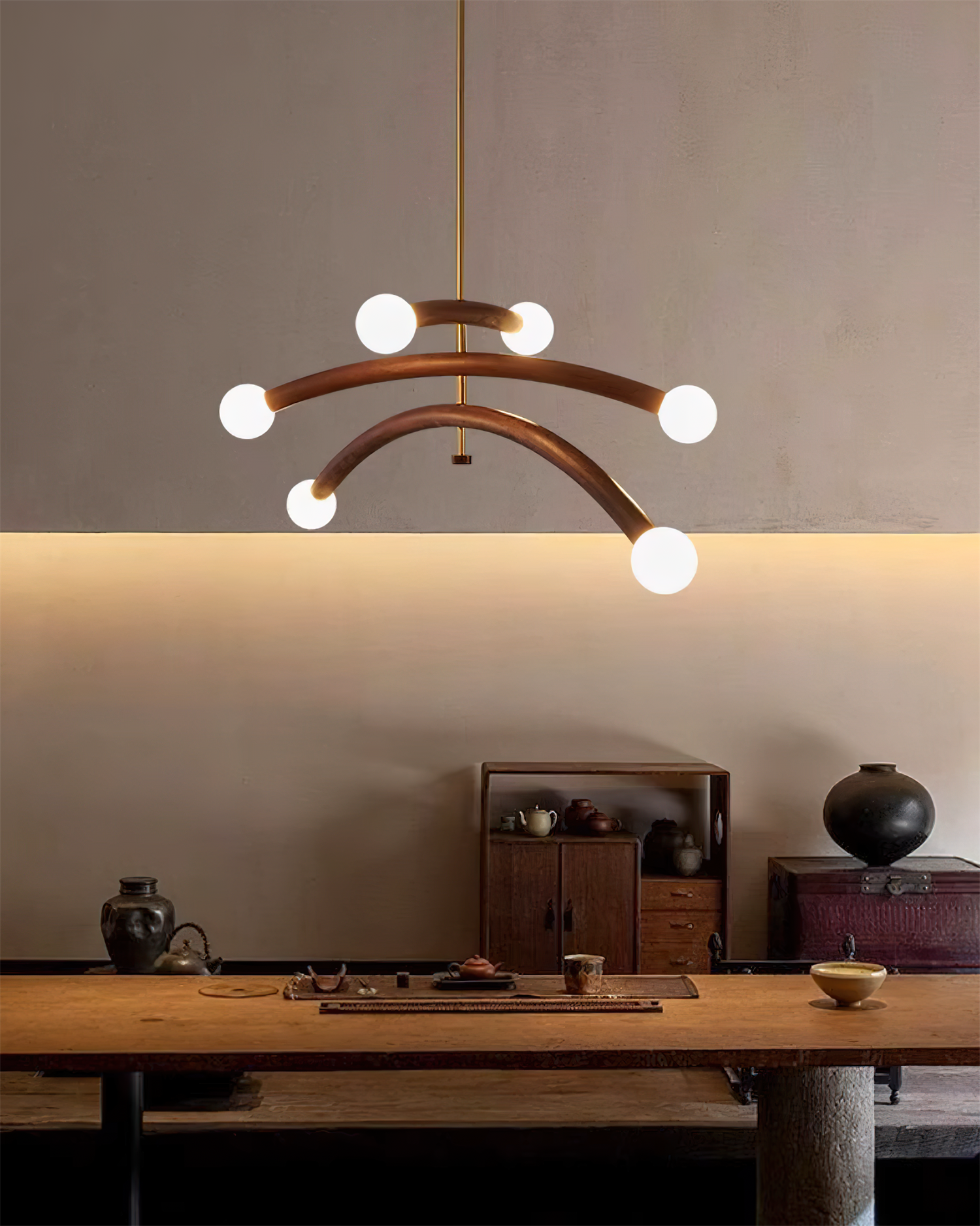 Aurevia Arc Globe Chandelier - Letslighting