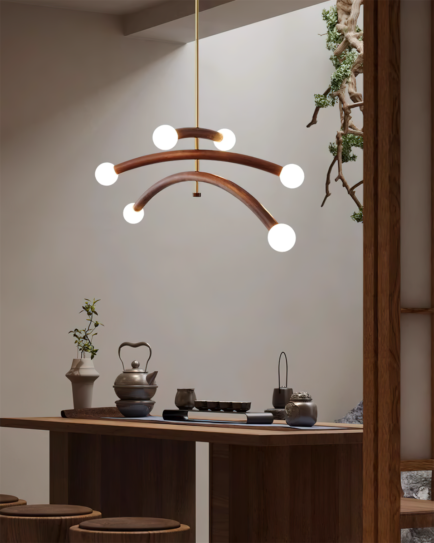 Aurevia Arc Globe Chandelier - Letslighting