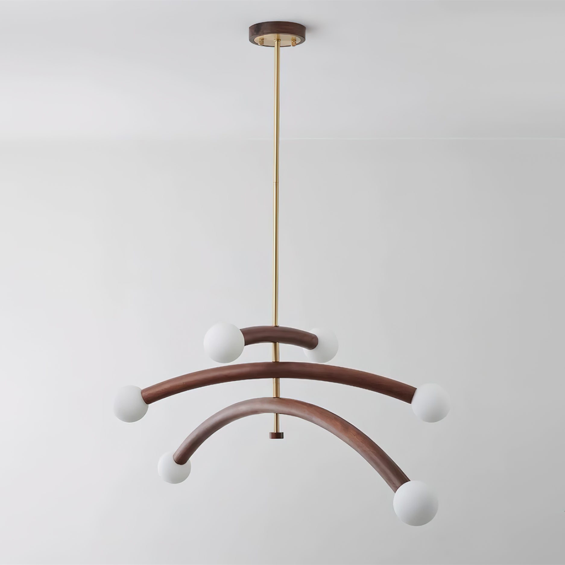 Aurevia Arc Globe Chandelier - Letslighting