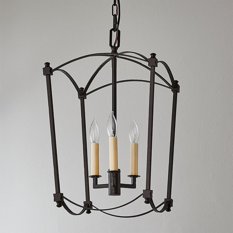 Xenuvyu Modern Minimalist Industrial Black Lantern Pendant Lamp - Letslighting