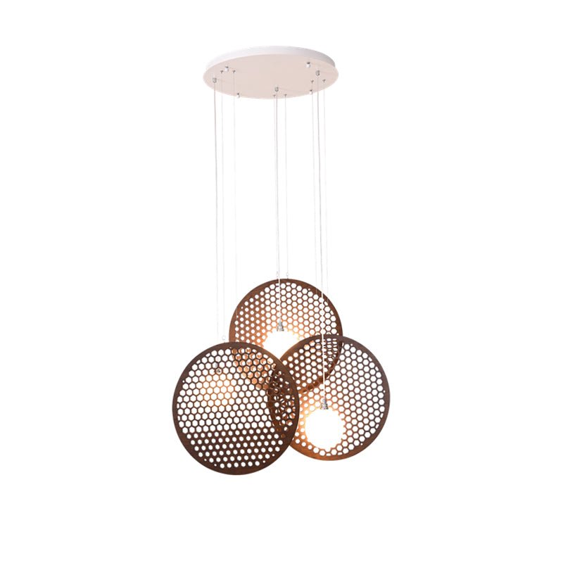 Aurora Chandelier Wooden Plate - Letslighting