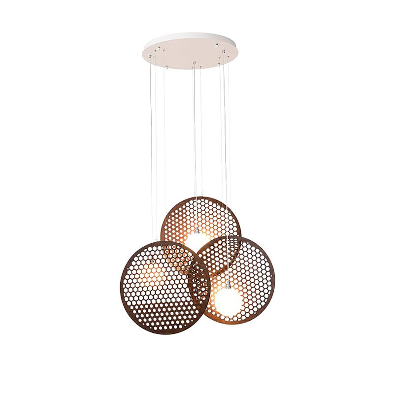 Aurora Chandelier Wooden Plate - Letslighting