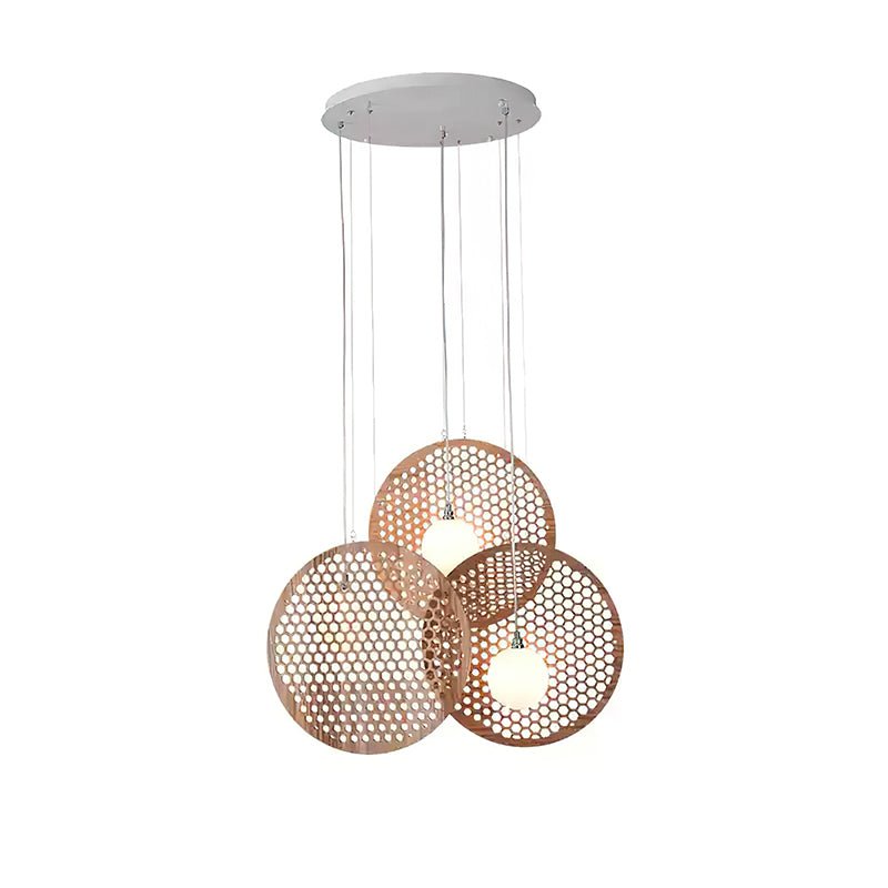 Aurora Chandelier Wooden Plate - Letslighting