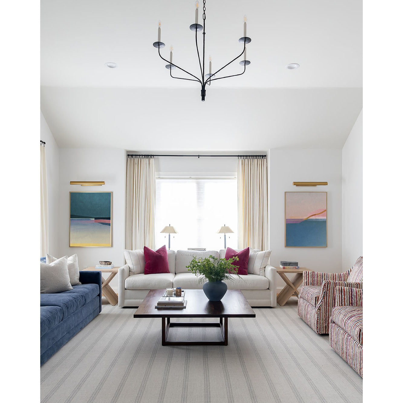 Caeluvyh Vintage Industrial Black Chandelier - Letslighting