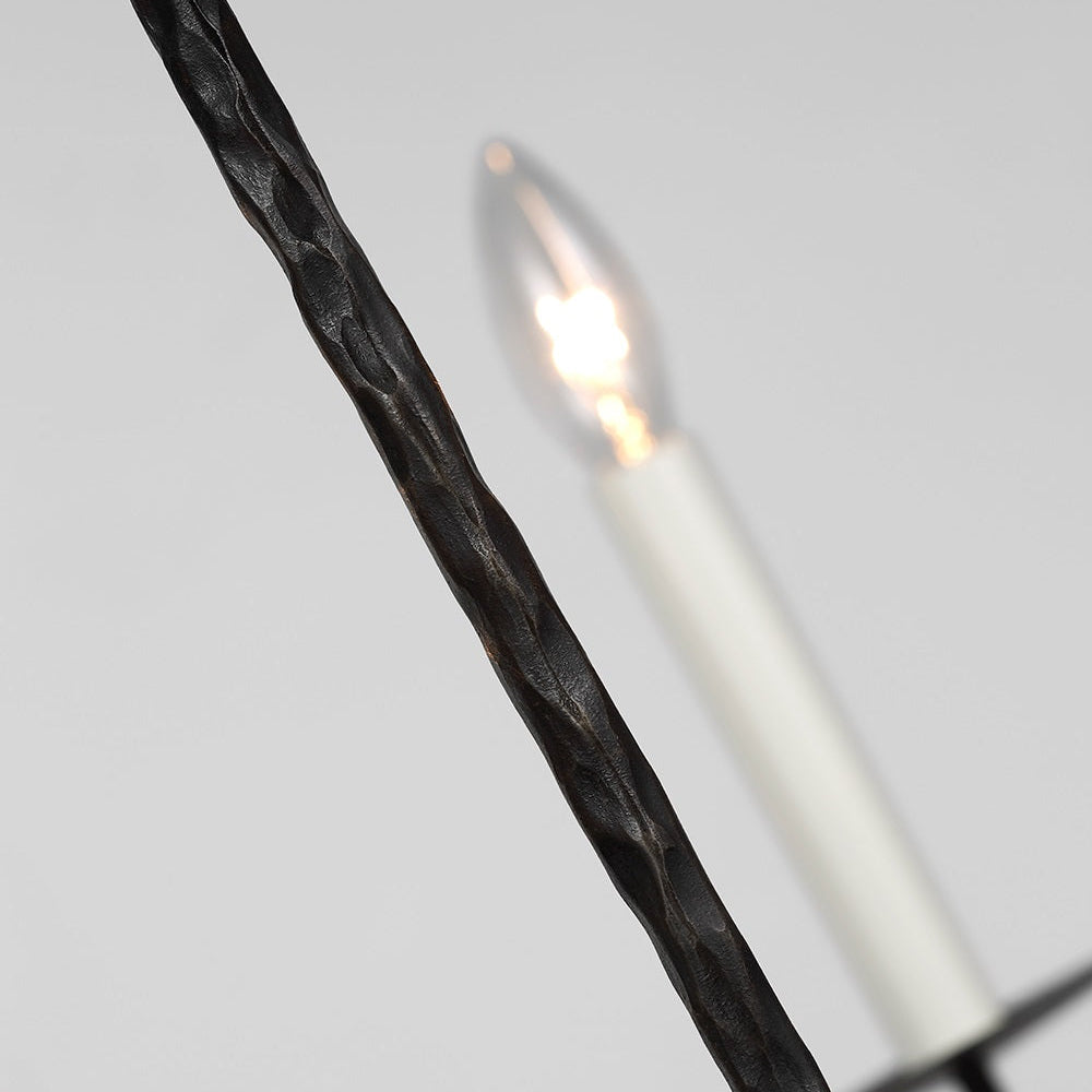 Caeluvyh Vintage Industrial Black Chandelier - Letslighting