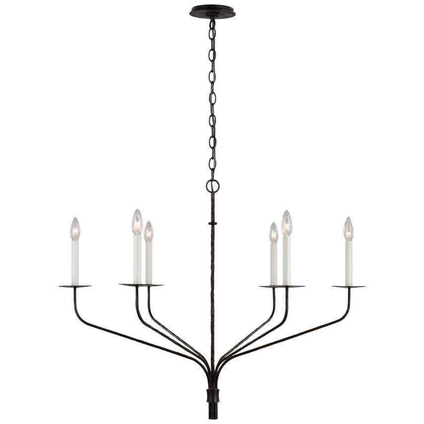 Caeluvyh Vintage Industrial Black Chandelier - Letslighting