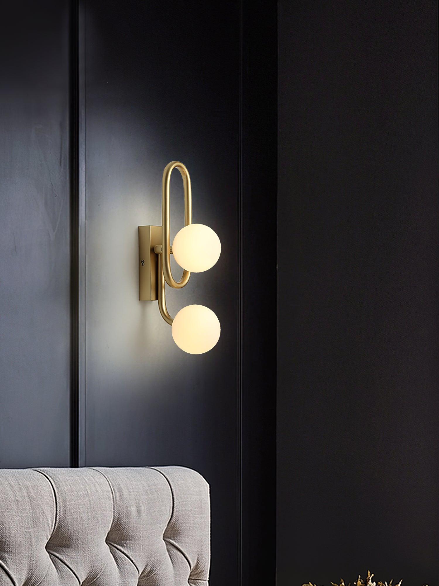 Alphaia Modern Minimalist Glass Wall Lamp - Letslighting