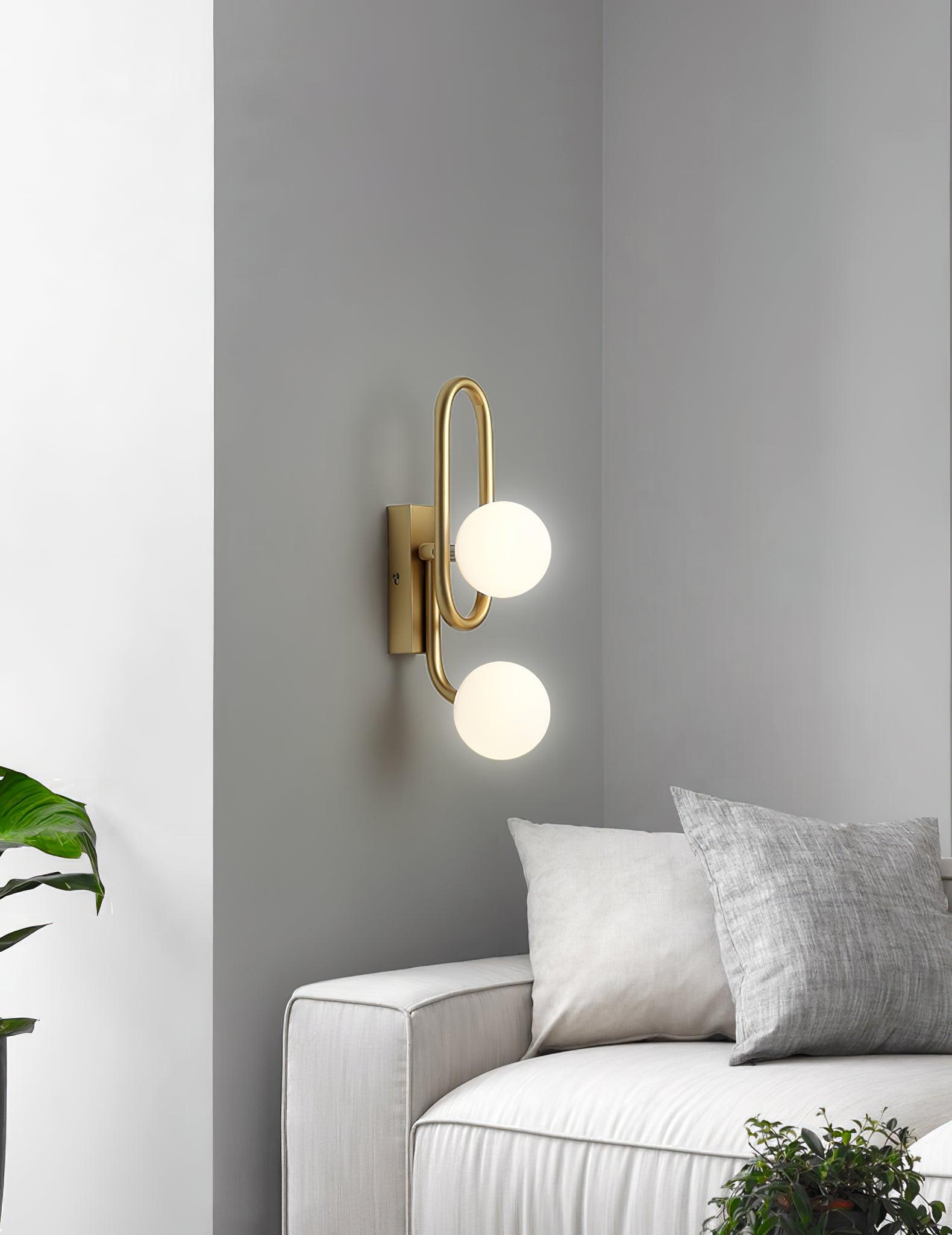 Alphaia Modern Minimalist Glass Wall Lamp - Letslighting