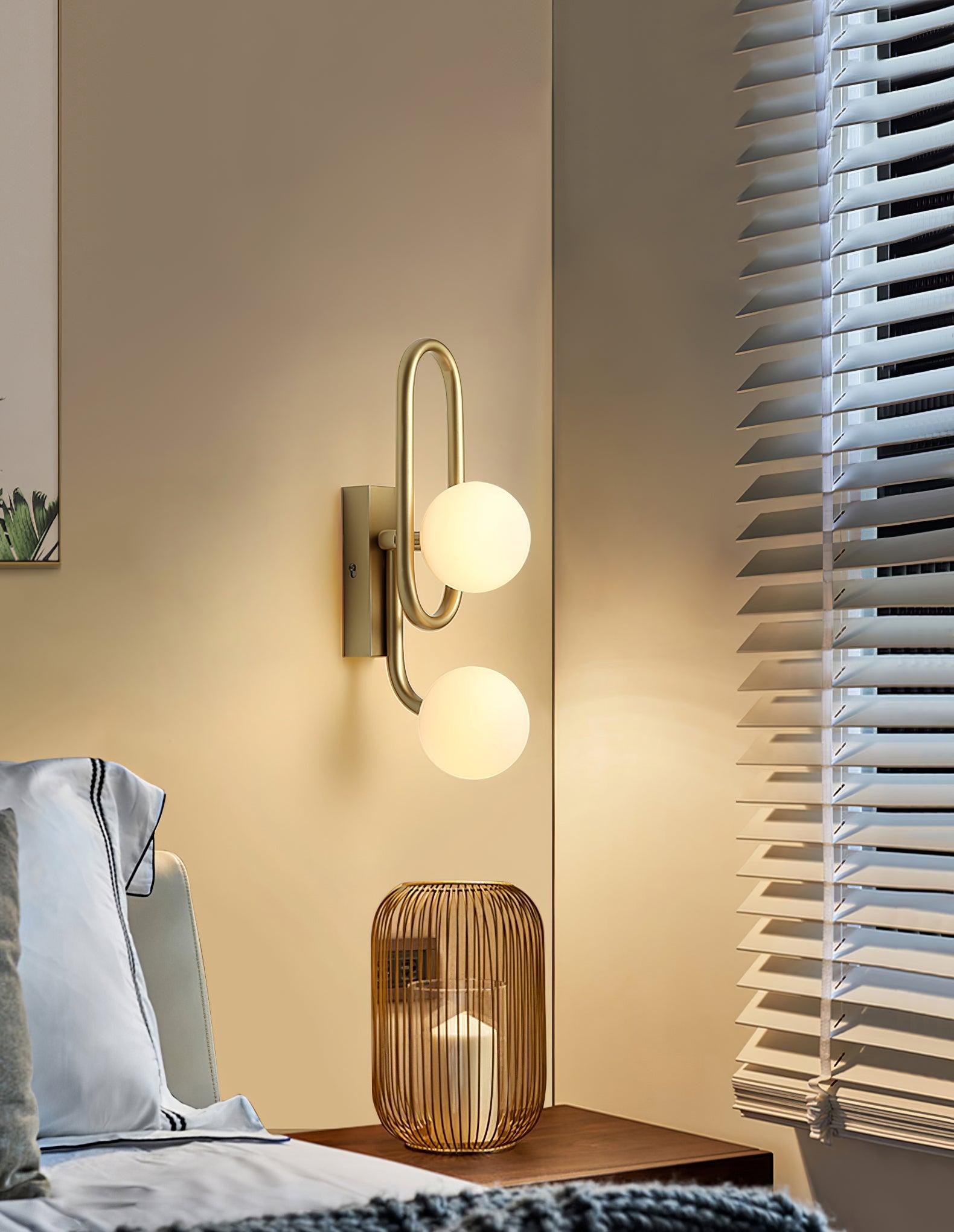 Alphaia Modern Minimalist Glass Wall Lamp - Letslighting