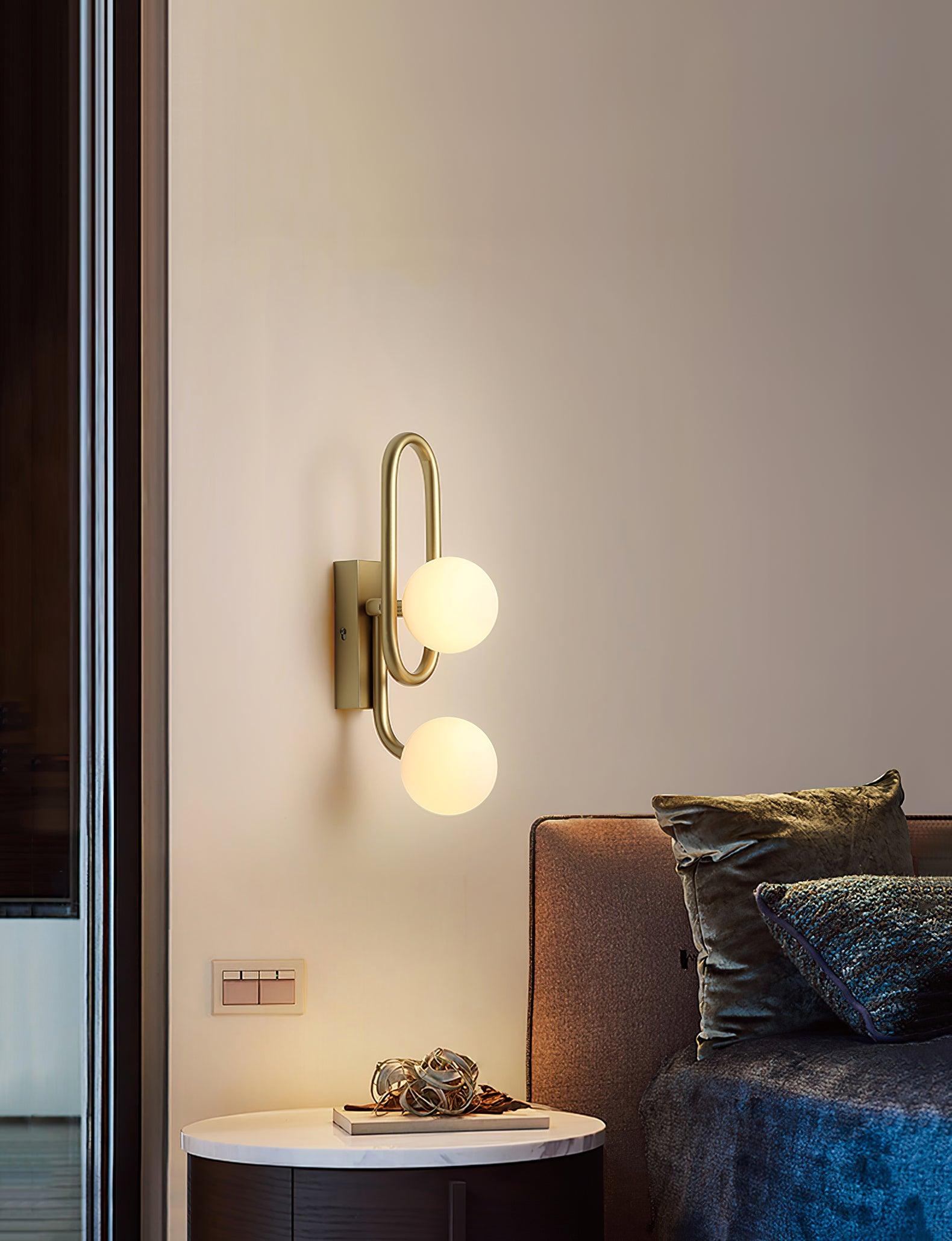Alphaia Modern Minimalist Glass Wall Lamp - Letslighting