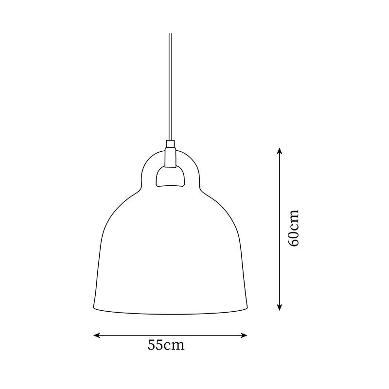 Pendant Light Bell Shape Minimalist Dome Shade Nordic Modern - Letslighting