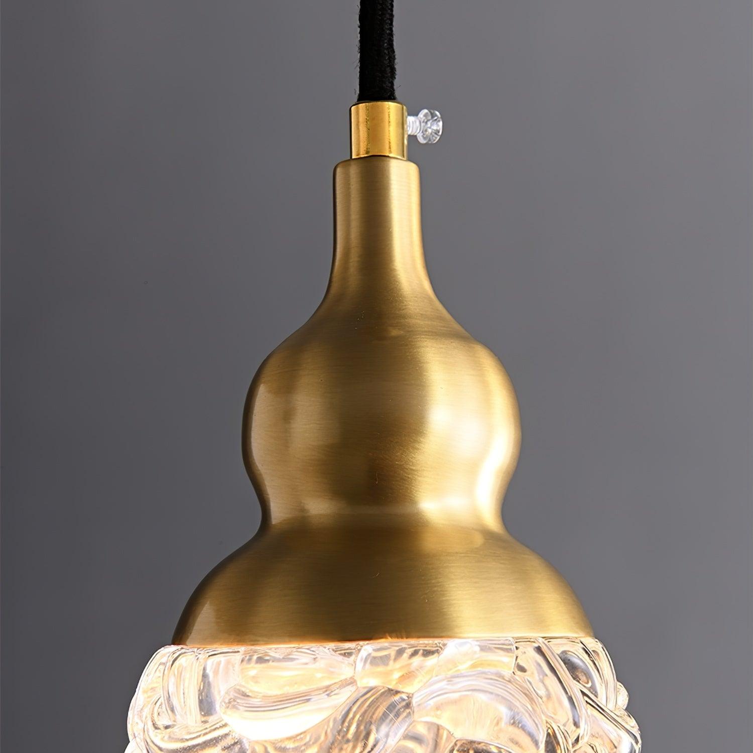 Tavirace Brass & Glass Glam Pendant Light - Letslighting